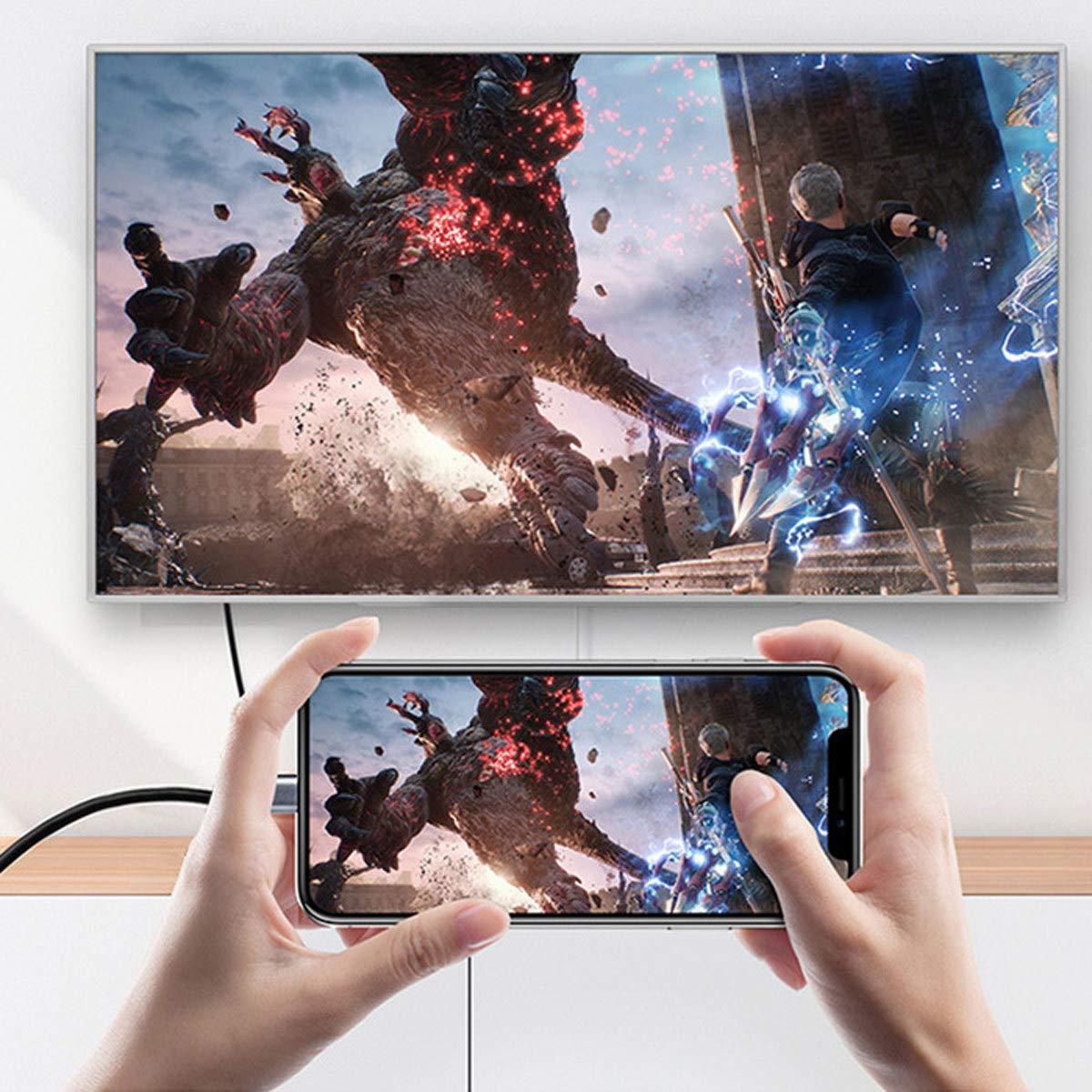 cablecc cablecc USB-C Type C Female Source to HDMI Sink HDTV Adapter 4K 60hz 1080p for Tablet & Phone & Laptop…