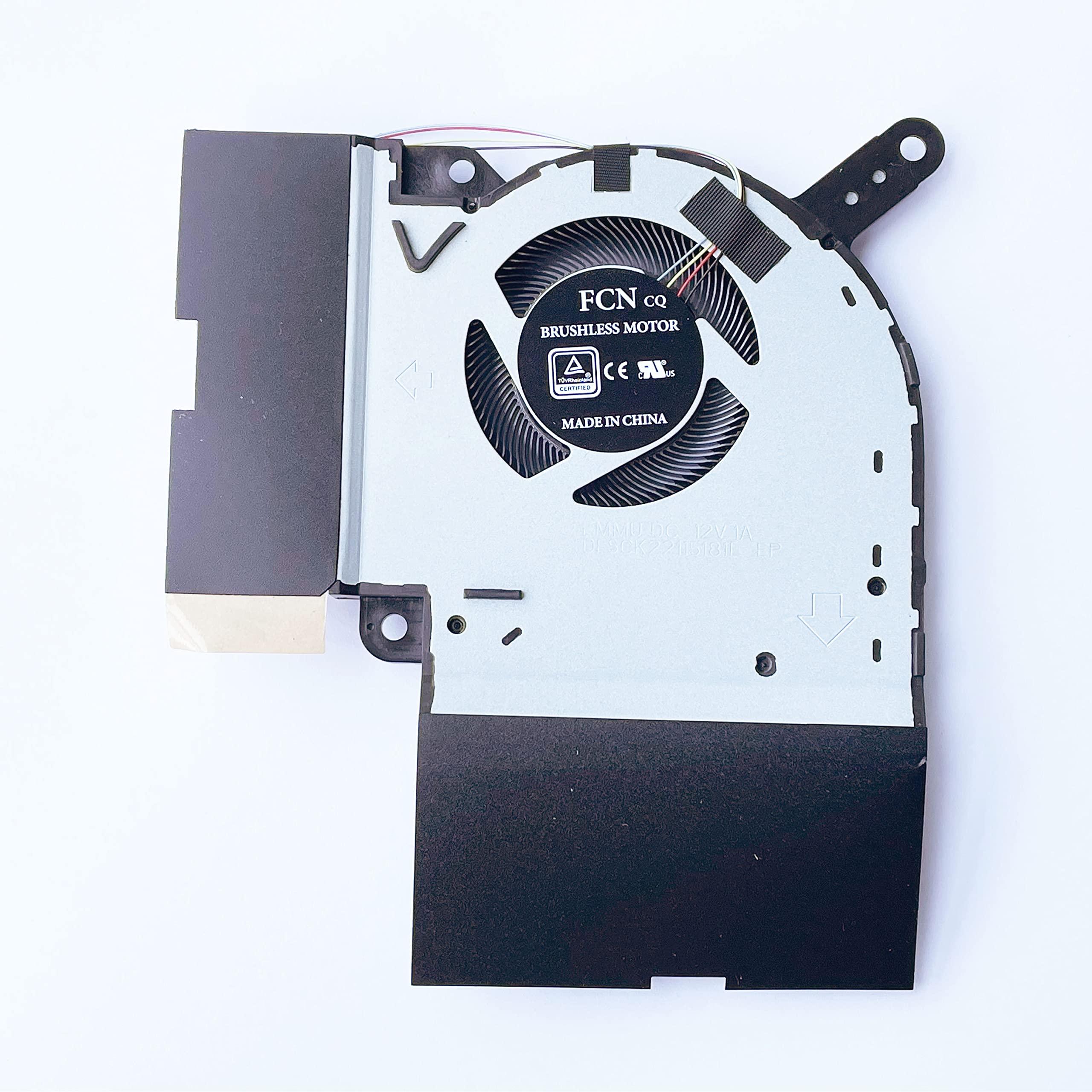 Fleshy Leaf New CPU+GPU Cooling Fan Replacement for ASUS ROG Strix G731 G731G G731GT G731GW G17 G712 G712LU G712LV G712LW G712LWS G532L G712L G732LW Series DC12V DFSDK22105182L FMMT DFSCK22115181L FMMU