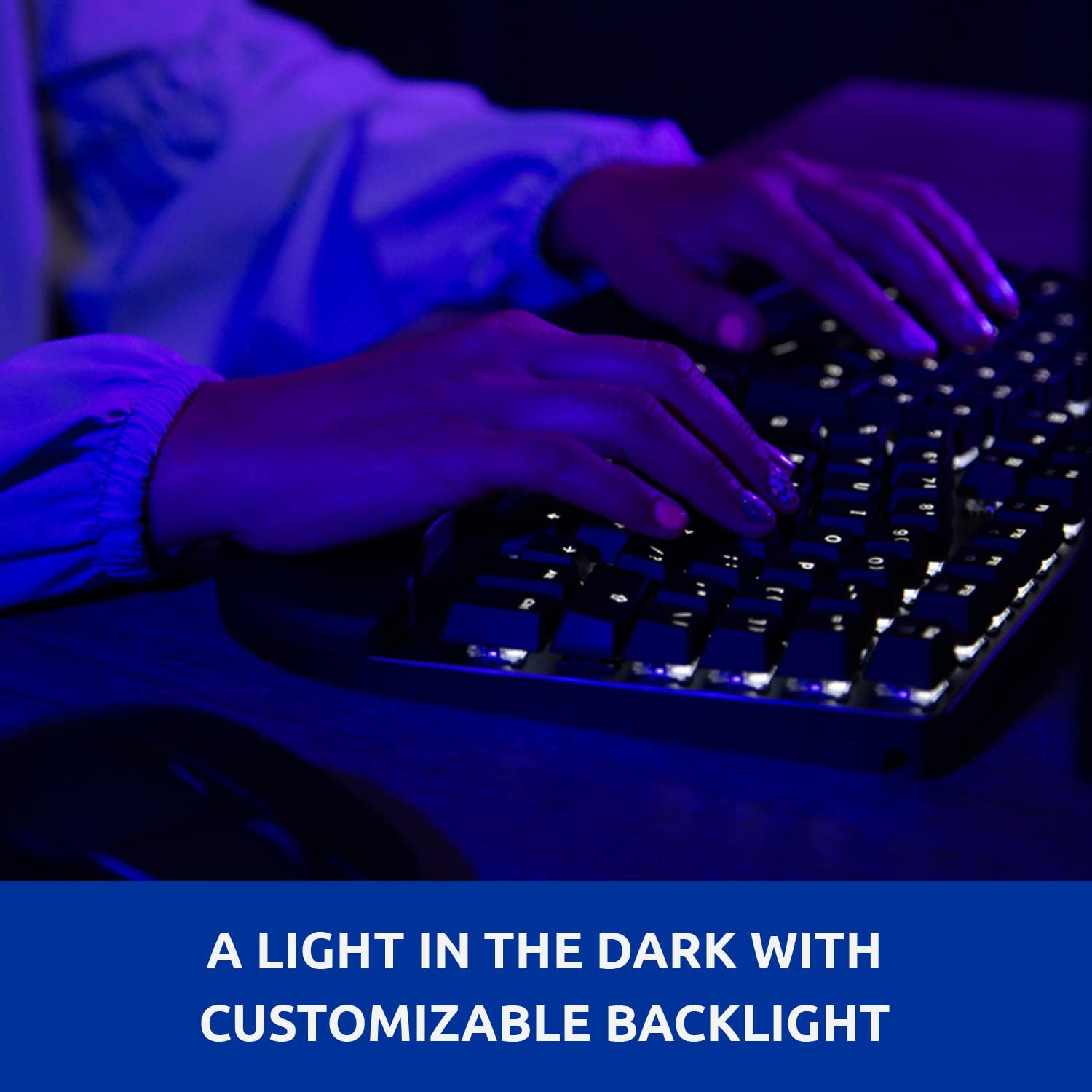 Truly Ergonomic Truly Ergonomic Cleave Keyboard - Tactile Optical Mechanical Switches Better Than Cherry MX, Natural Typing, Comfortable Palmrest, Backlight, Strong Aluminum Body, Best Split Keyboard, Windows/Mac