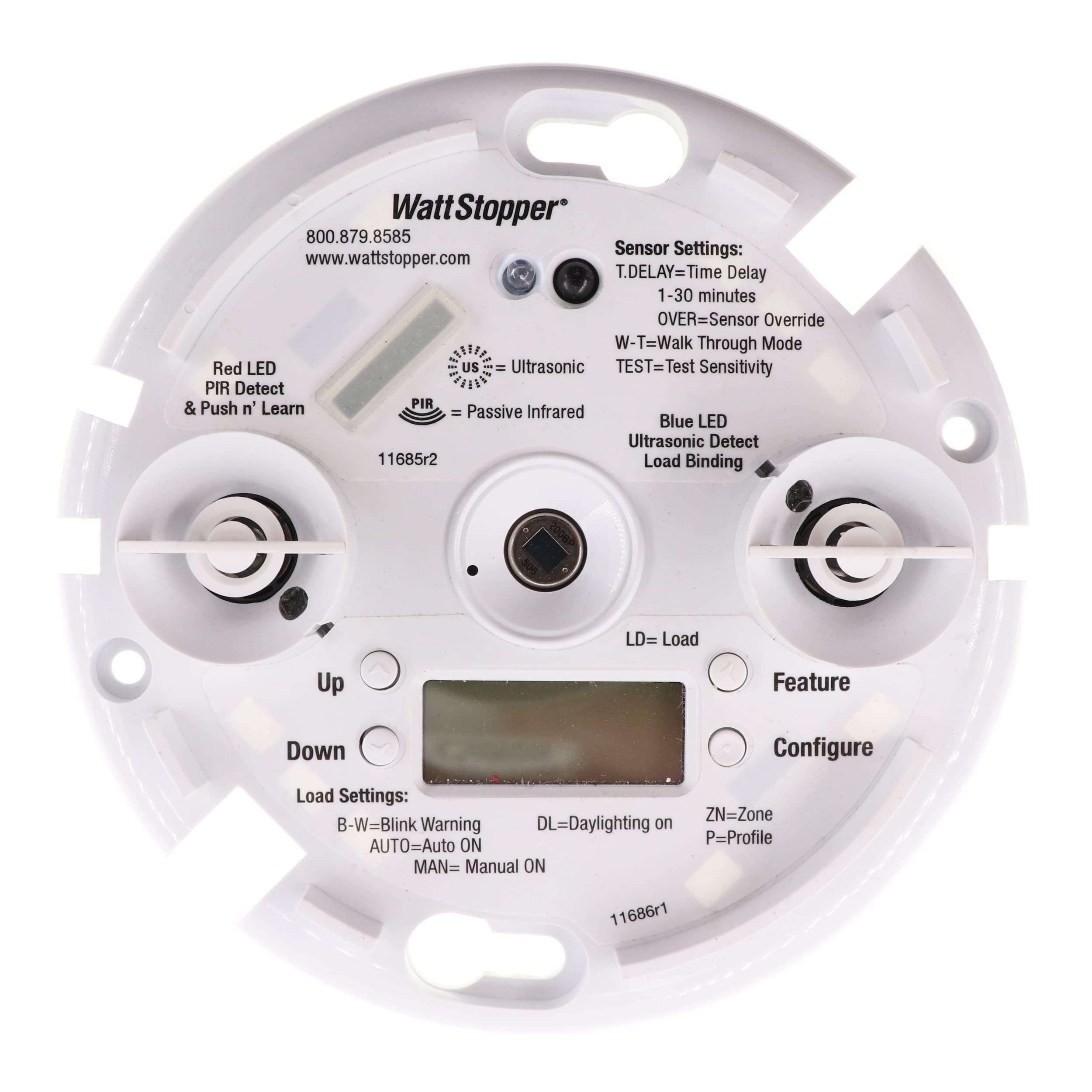 Watt Stopper Wattstopper LMDC-100 Dual Technology Digital Occupancy Sensor 1000 Sq-ft 24 Volt DC White