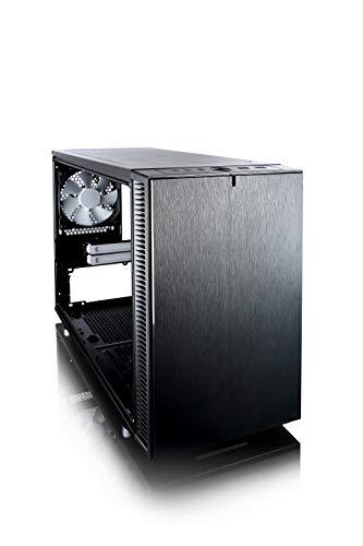 Fractal Design Fractal Design Nano S Window - Mini Tower Computer Case - ITX - Optimized for High Airflow and Silent Computing with ModuVent Technology -2X Fractal Dynamix X2 GP-14 Fans Included -Black Window