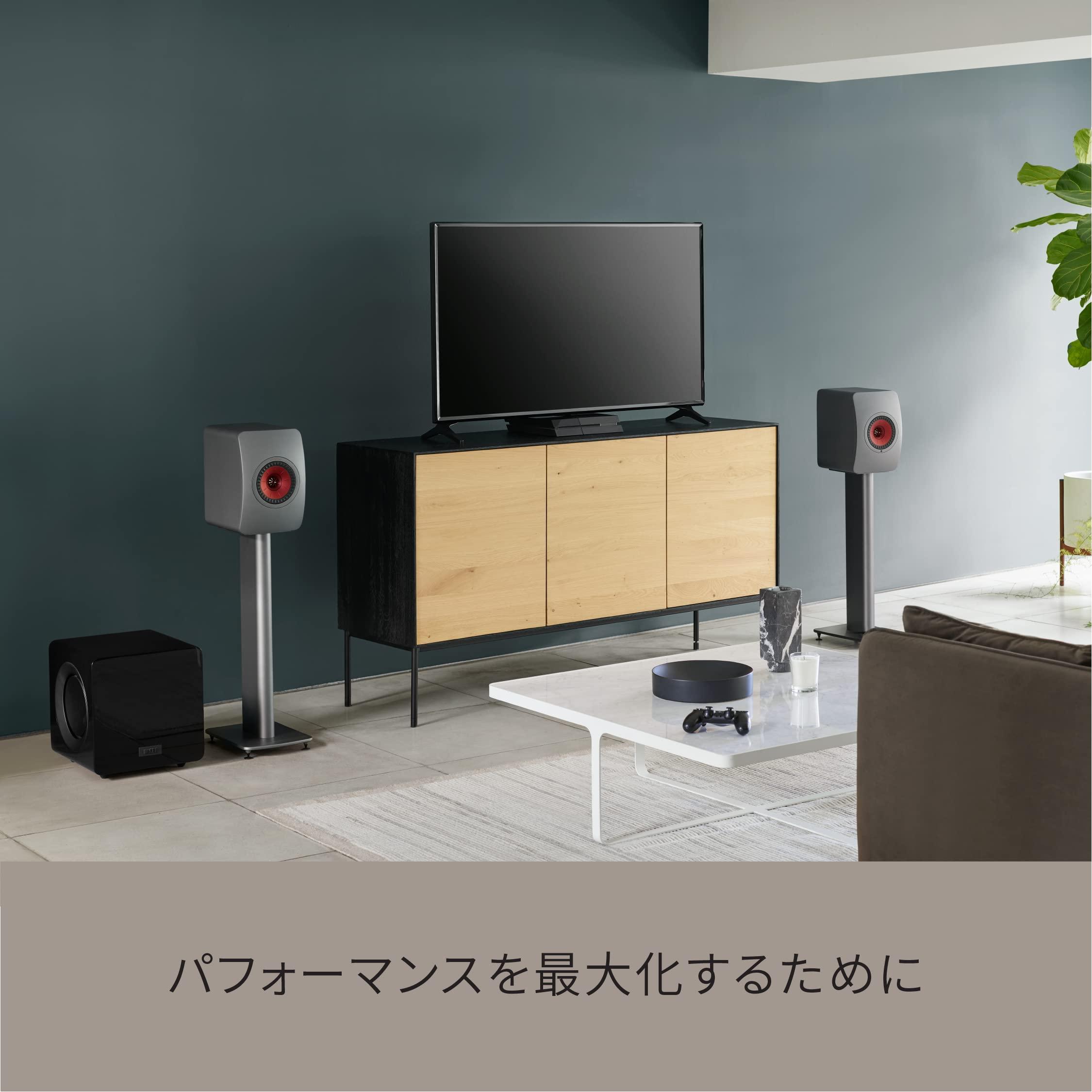 KEF KEF S2 Speaker Stand (Pair, Titanium Grey)