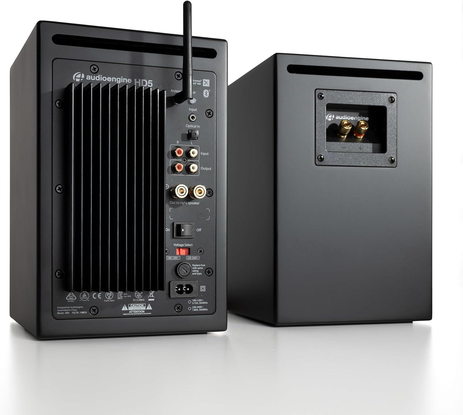 Audioengine Audioengine HD5 150W Premium Bluetooth Bookshelf Speakers for Home Theaters and Studios