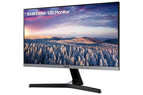 SAMSUNG SAMSUNG 24" FHD Monitor with Bezel-LESS Design - LS24R350FHNXZA, Dark Blue Gray