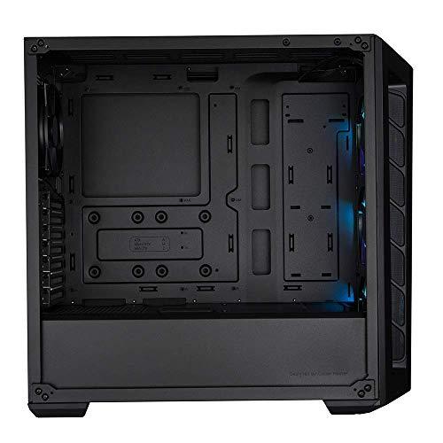 Cooler Master Cooler Master MasterBox MB520 ARGB - ATX PC Case with Tinted Front Panel, 3 x 120mm Pre-Installed Fans, Glass Side Panel, Flexible Air Flow Configurations - ARGB