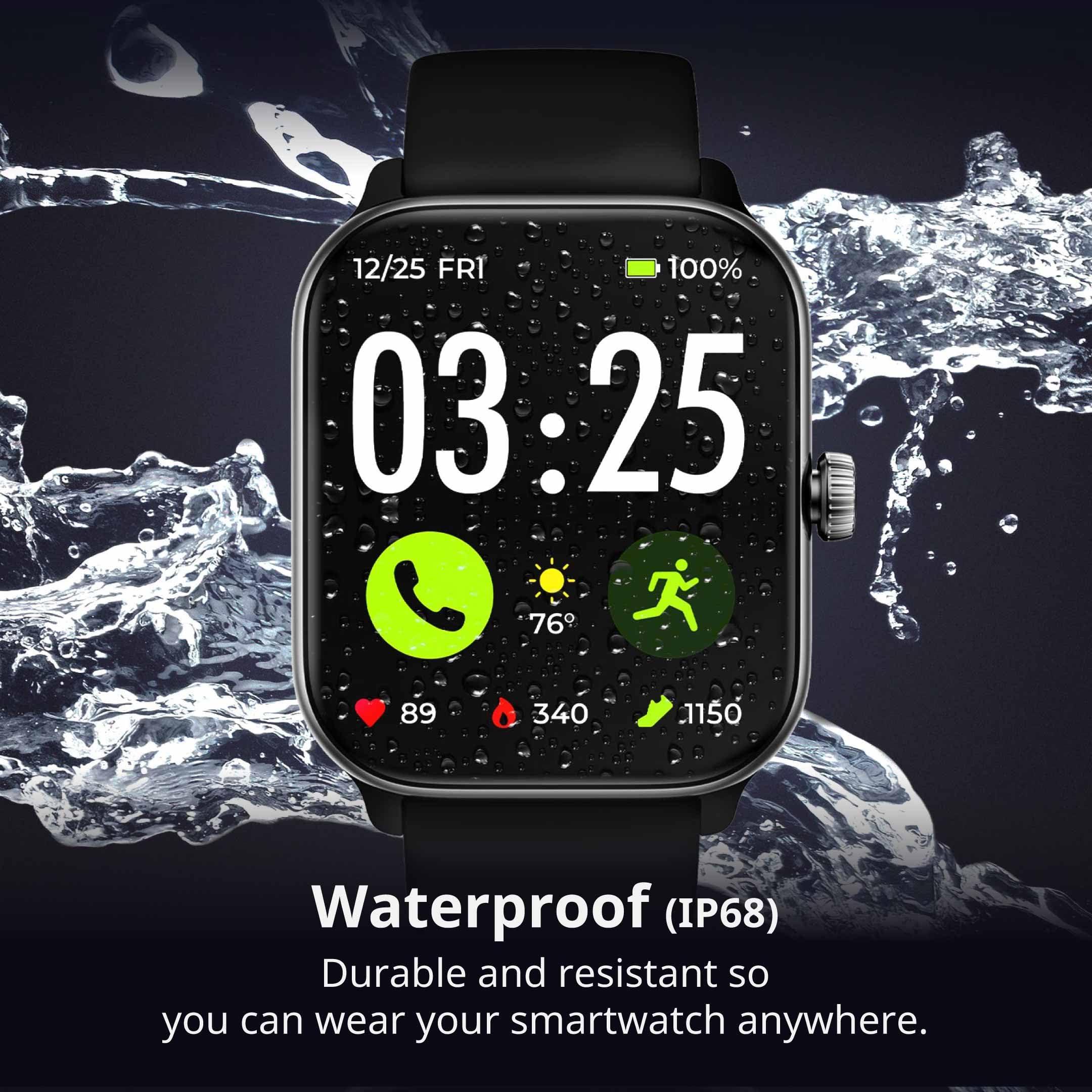 Spade & Co Spade & Co Health Smartwatch 4 - Smartwatch for Men & Women, Heart Rate, Sleep & SpO2 Monitor, Pedometer, Fitness Tracker, Answer/Make Calls IP68 Waterproof iOS & Android Compatible
