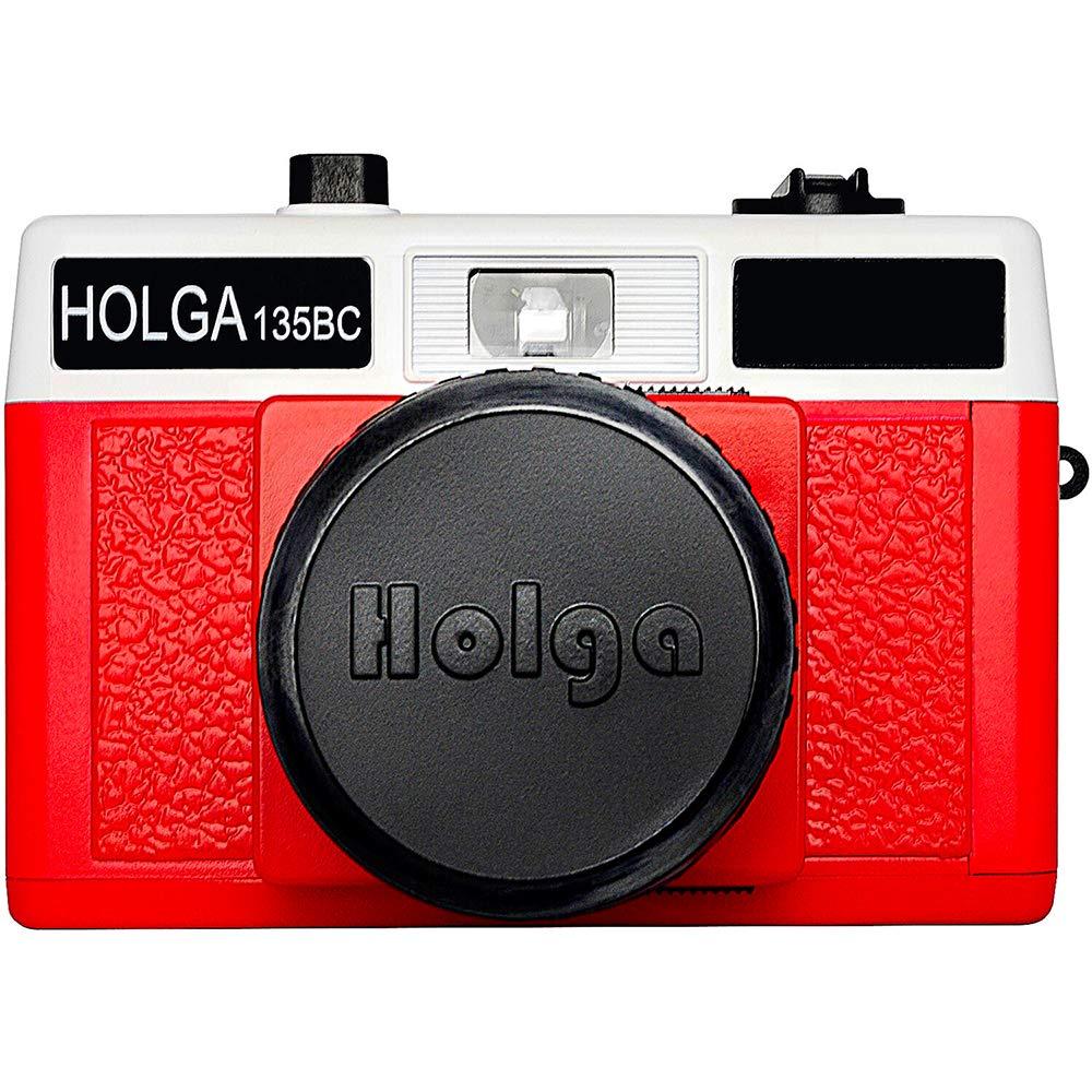 HOLGA Holga 135BC 35mm Bent Corners Film Camera Bundle with Ilford HP5 Plus 35mm Roll Film & Cleaning Cloth
