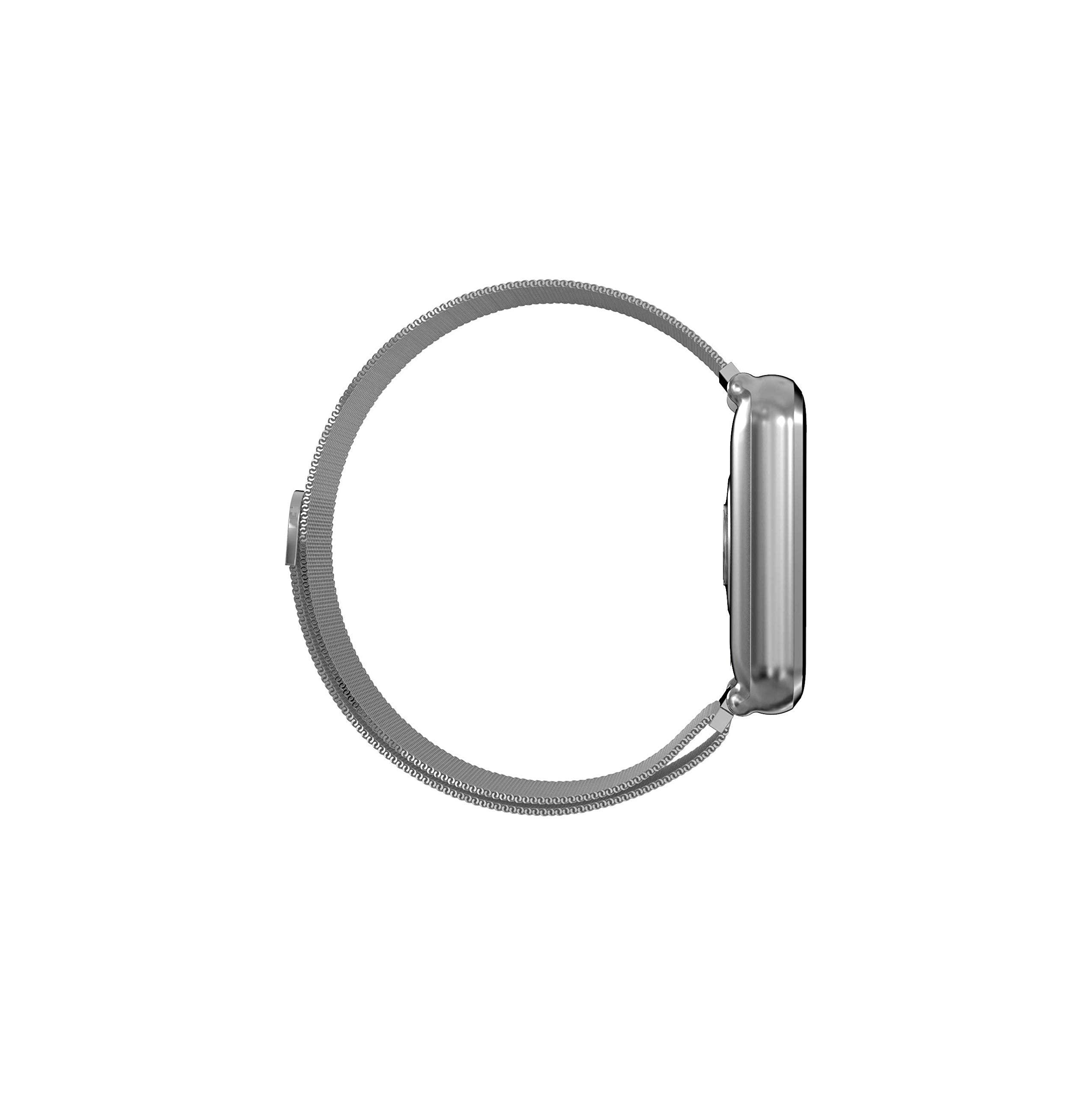 SEAGO Beantech SEAGO S3 Smart Watch, Touch Screen Watch for Men, Fitness Tracker & Heart Rate Monitor, IP68 Waterproof, Compatible Android & iOS Smartphone, Fitness Watch Bundle with 3 Extra Straps