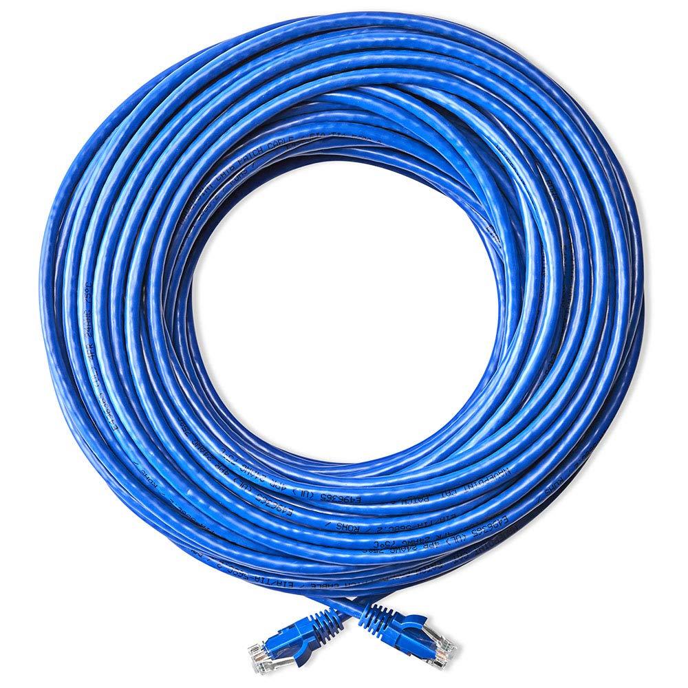 NavePoint NavePoint Patch Cable, CAT6, 24AWG/7 * 0.18 MM, 100 Ft, Blue