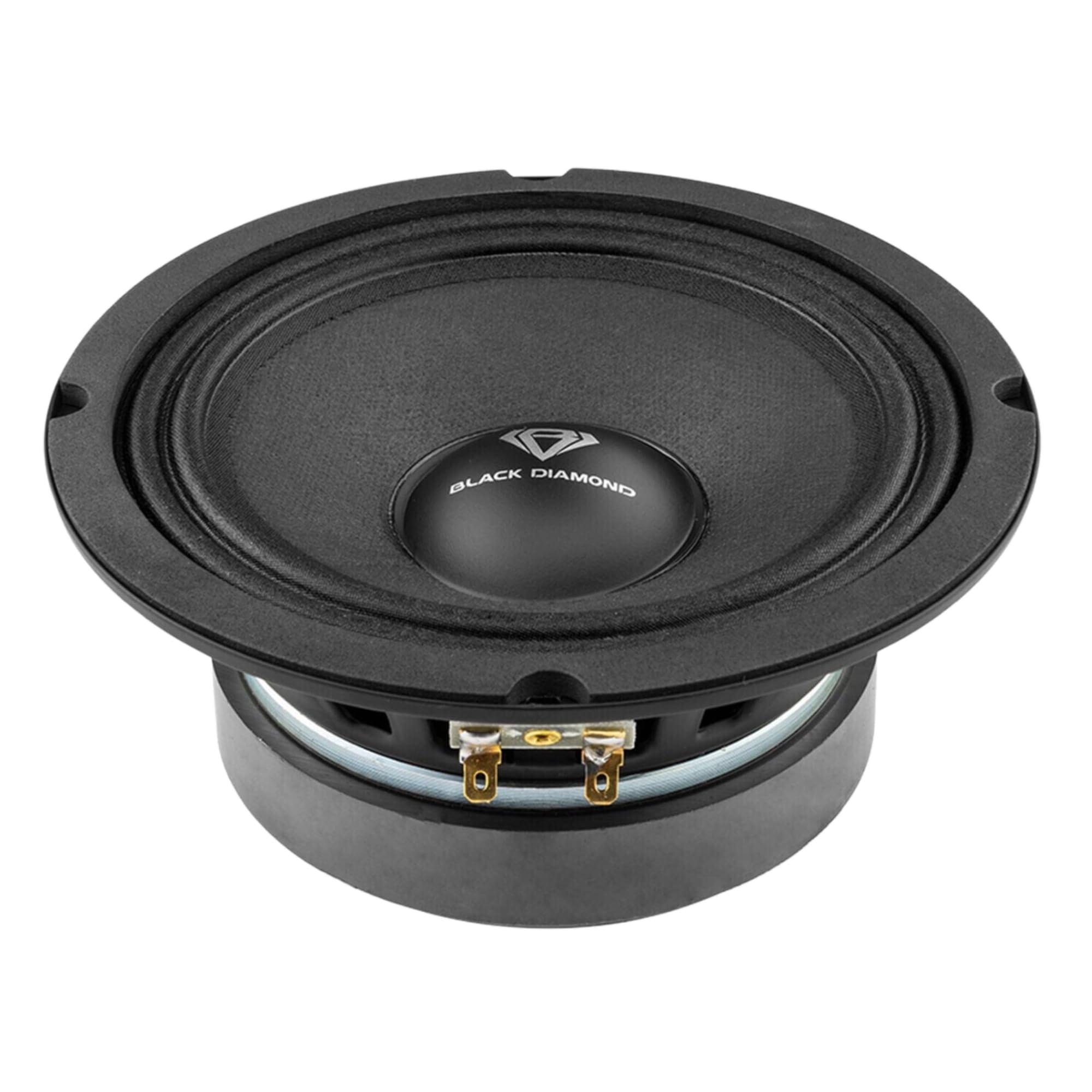BLACK DIAMOND BLACK DIAMOND Dia-M6 6.5\" Mid Range Loudspeaker with Bullet 450 Watts 8-Ohm (1 Speaker)