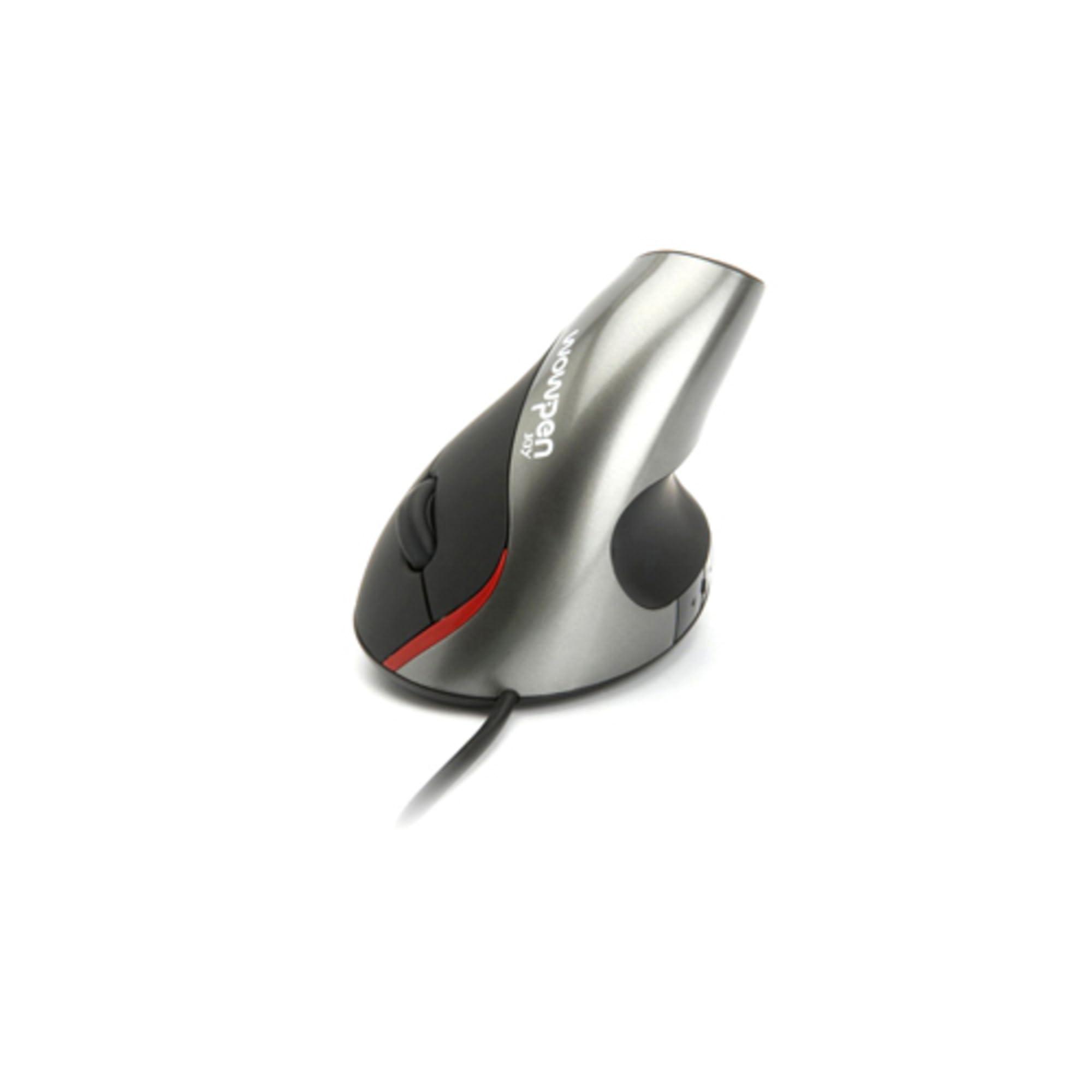 ACP Wow Pen Joy Vertical Ergonomic Optical Mouse Silver by Ergoguys