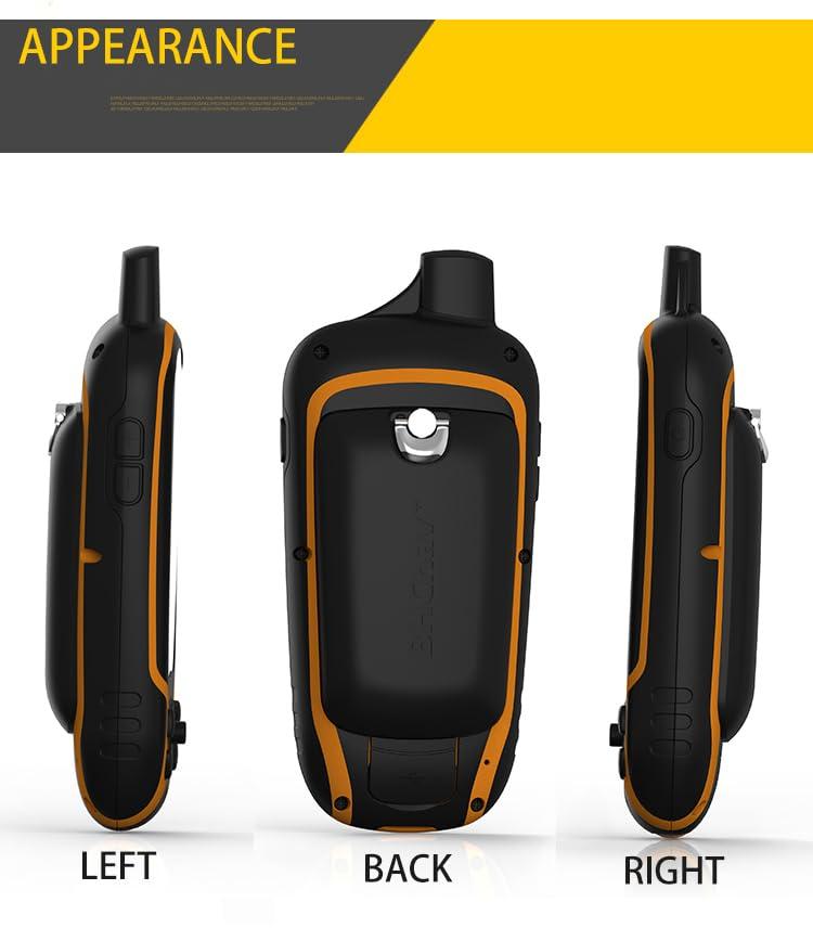 BHCnav BHCnav NAVA F30 Handheld GPS Units,Colorful Map Handheld GPS Navigation Device,Land Accuracy Surveying GPS Equipment for Outdoor Hiking Hunting Traveling Adventures