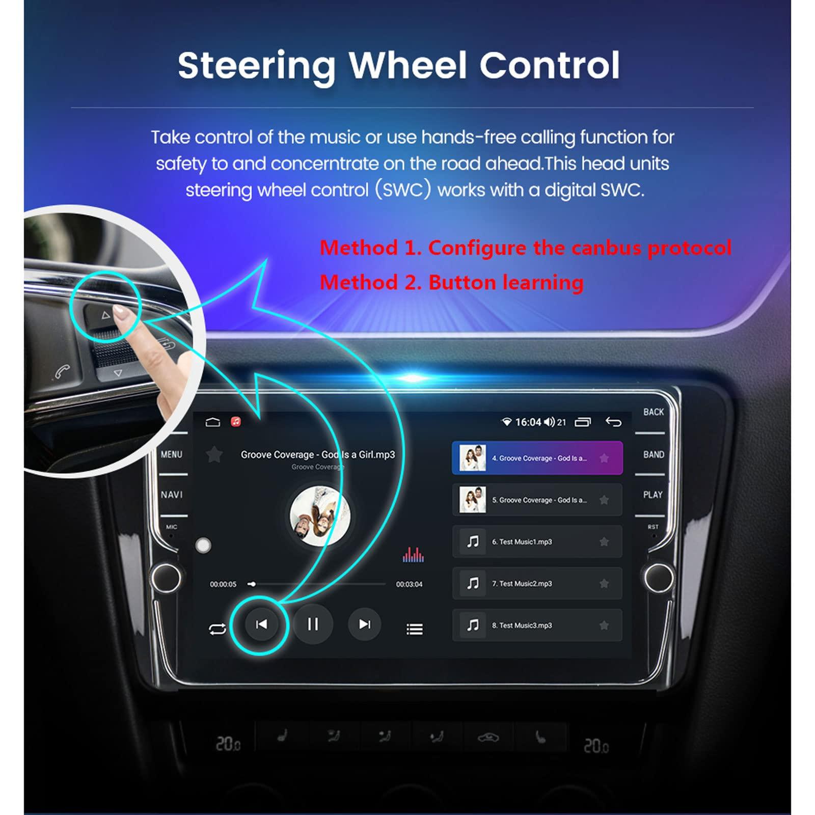 ZYLR ZYLR Double Din Car Stereo 9 Inch Touch Screen for Honda Odyssey 2015-2020 Support Steering Wheel Control/Carplay/Android Auto/DSP/RDS/FM Car Radio with Backup Camera and Adapter,K500s 4g+64g