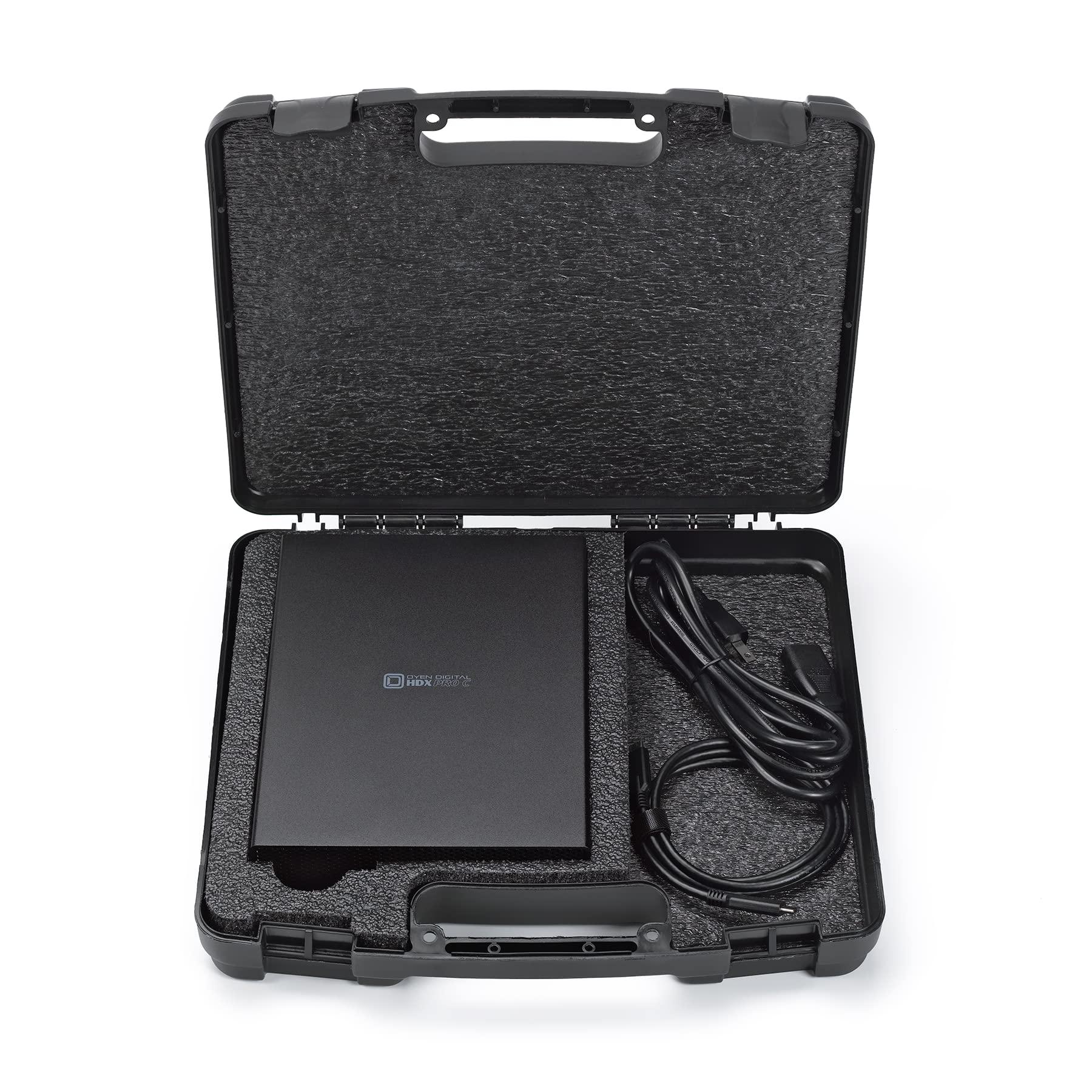 Oyen Digital HDX Pro C USB-C External Hard Drive Enclosure w/ LockBox