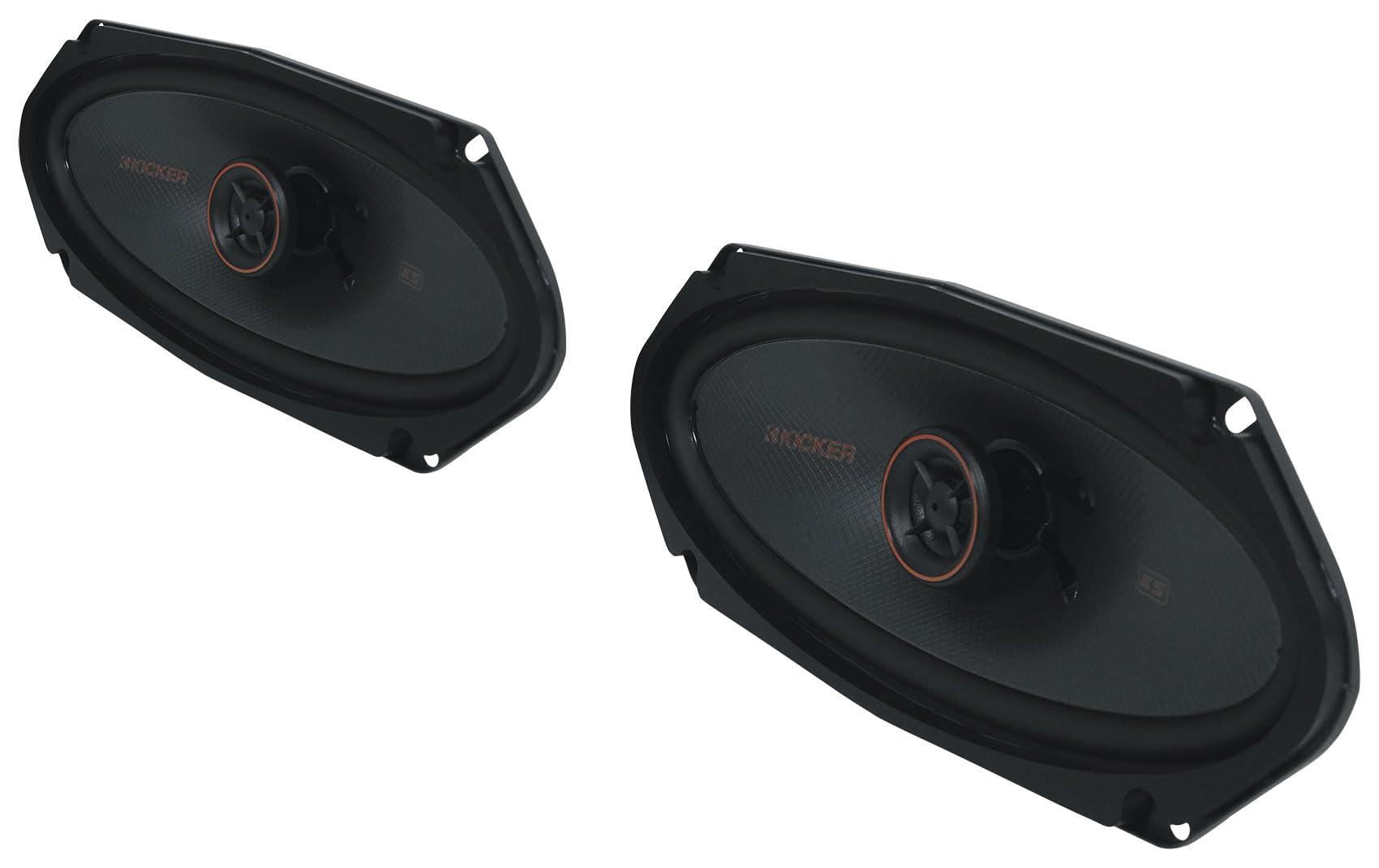Audiosavings Audiosavings Bundle: (2) Pair Kicker 51KSC41004 4x10 75 Watt RMS Car Audio Speakers KSC41004 KSC4100 (Items 4)