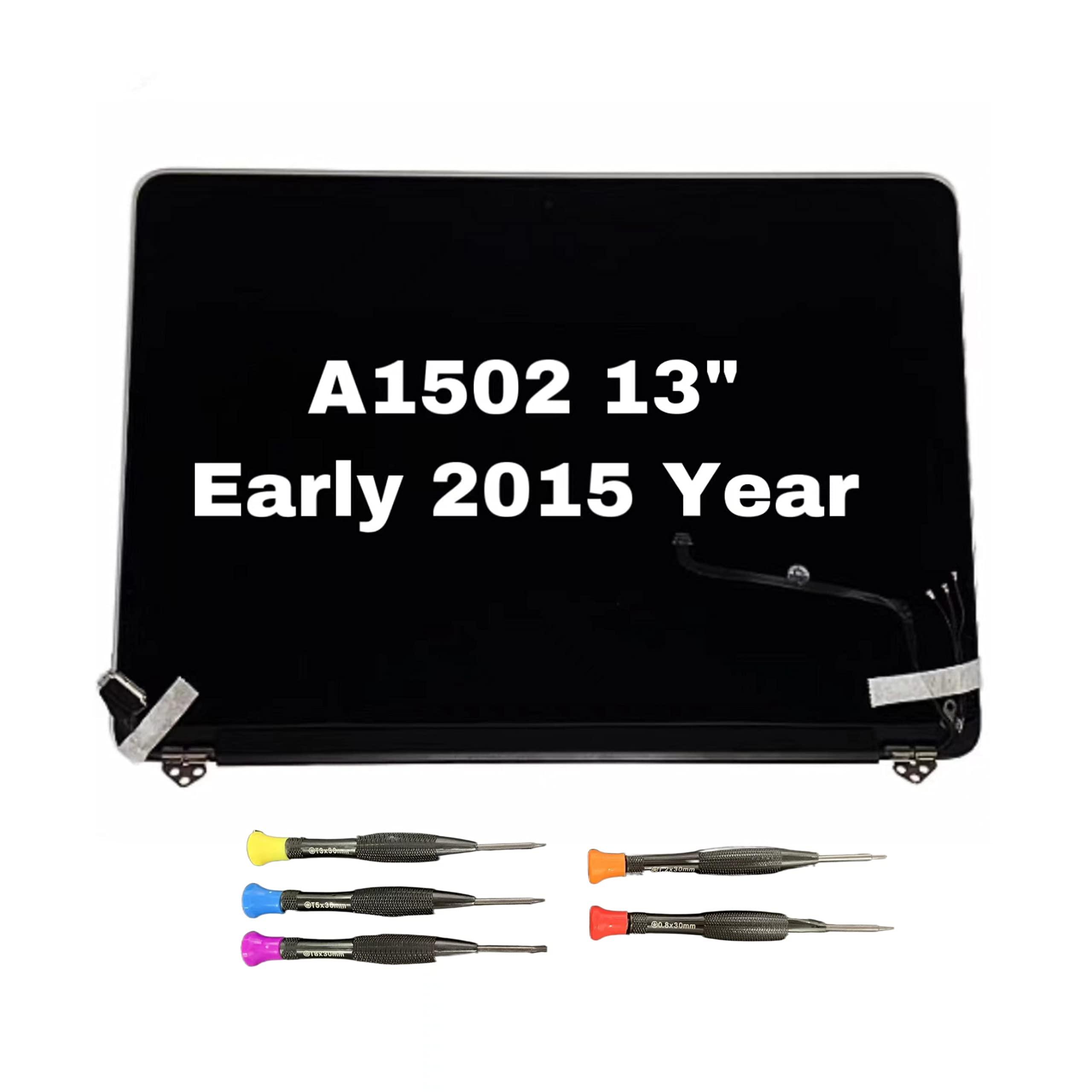LCDMACAPP CY Screen Replacement for MacBook Pro Retina 13\" A1502 Early 2015 Display Full LCD LED Display Screen Assembly Repair Part 661-02360