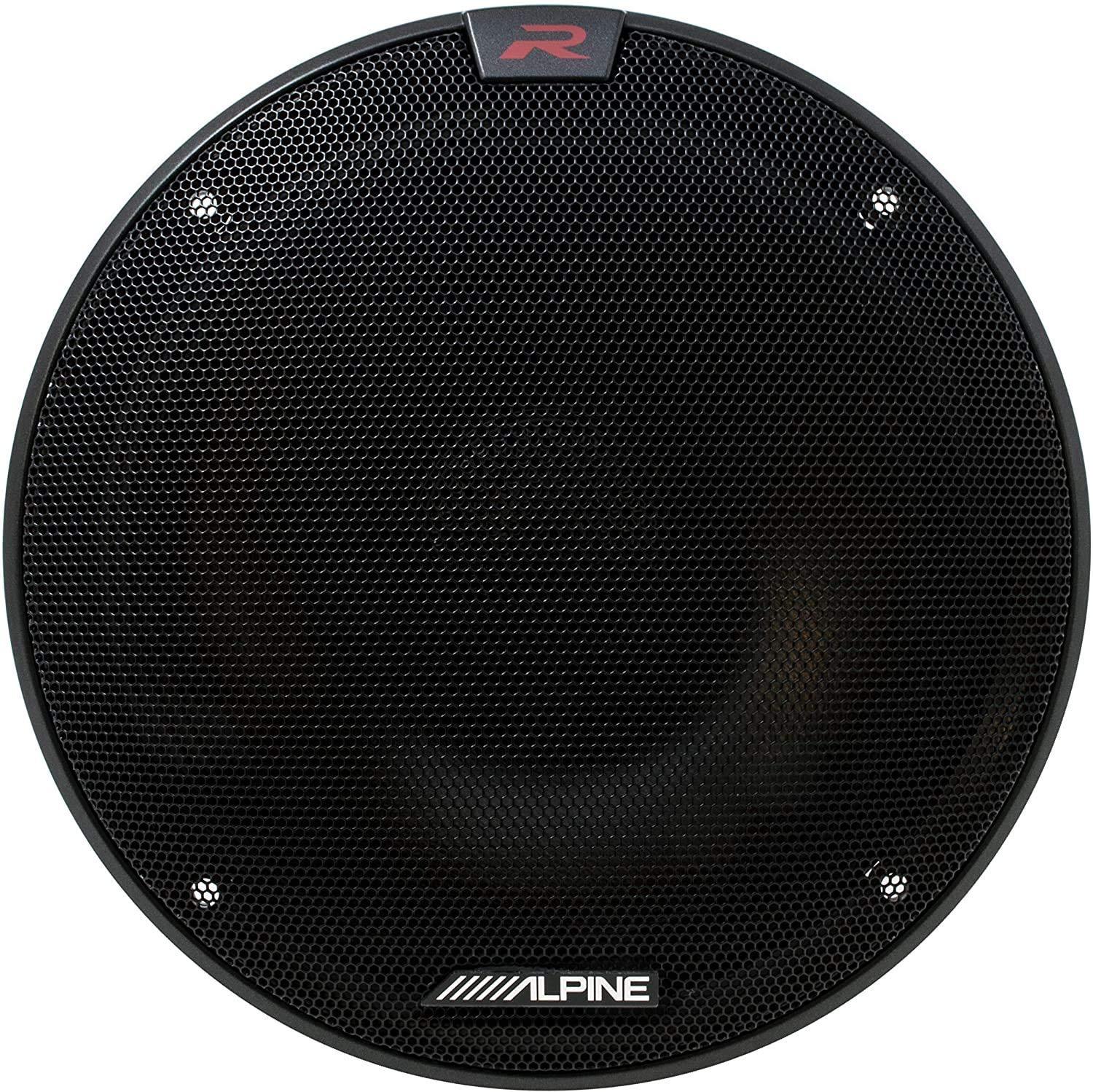 Alpine Alpine R-S65.2 R-Series 6 1/2-inch Coaxial 2-Way Speakers, 4-Pack Bundle