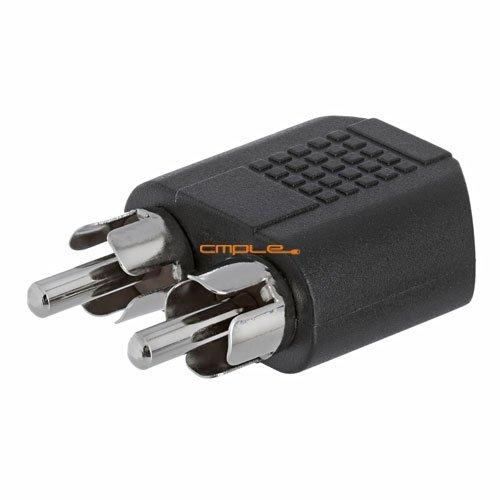 Cmple Cmple - 3.5mm Mono Jack to 2xRCA Plug Adapter