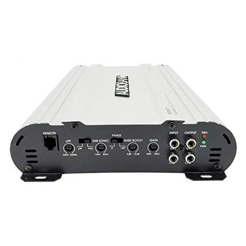 Audiobank Audiobank Monoblock 2000 WATTS Amp Class AB Car Audio Stereo Amplifier P2001 Heavy-Duty Aluminum Alloy Heatsink | Class A-B Operation Remote On/Off Circuit
