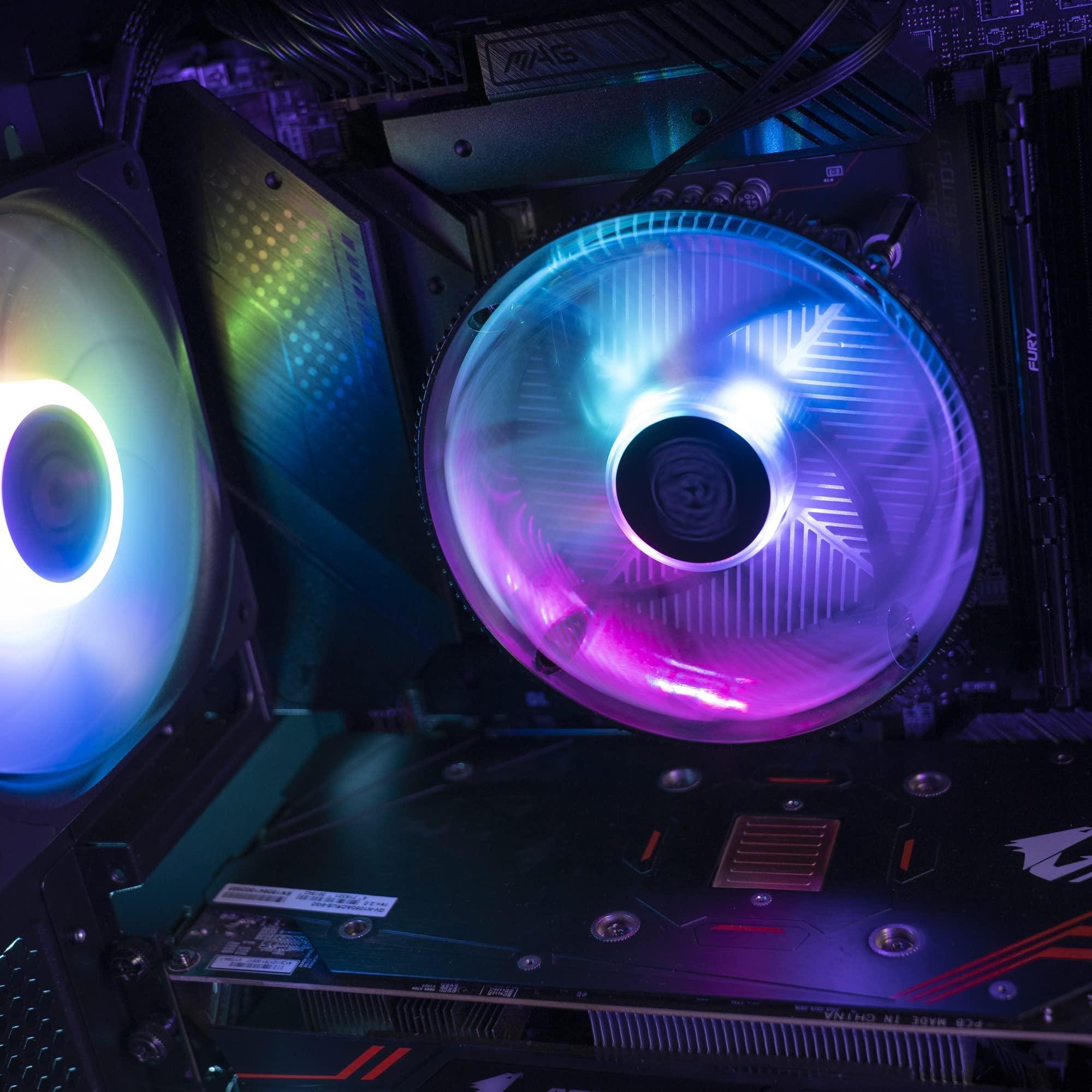 Cooler Master Cooler Master i70C CPU Air Cooling System for Intel LGA 1700 Sockets - 70mm Low-Profile, Aluminium & Copper Heatsink, Quiet 120mm PWM Fan (37.08 CFM, 1.33 mmH2O, 28 dBA, 650-1800 RPM), ARGB Compatible