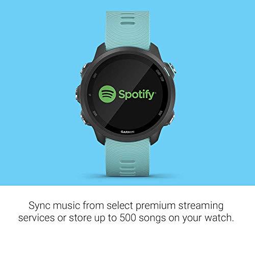 Garmin Garmin Forerunner 245 Music, GPS Running Smartwatch with Music and Advanced Dynamics, Aqua (Renewed)