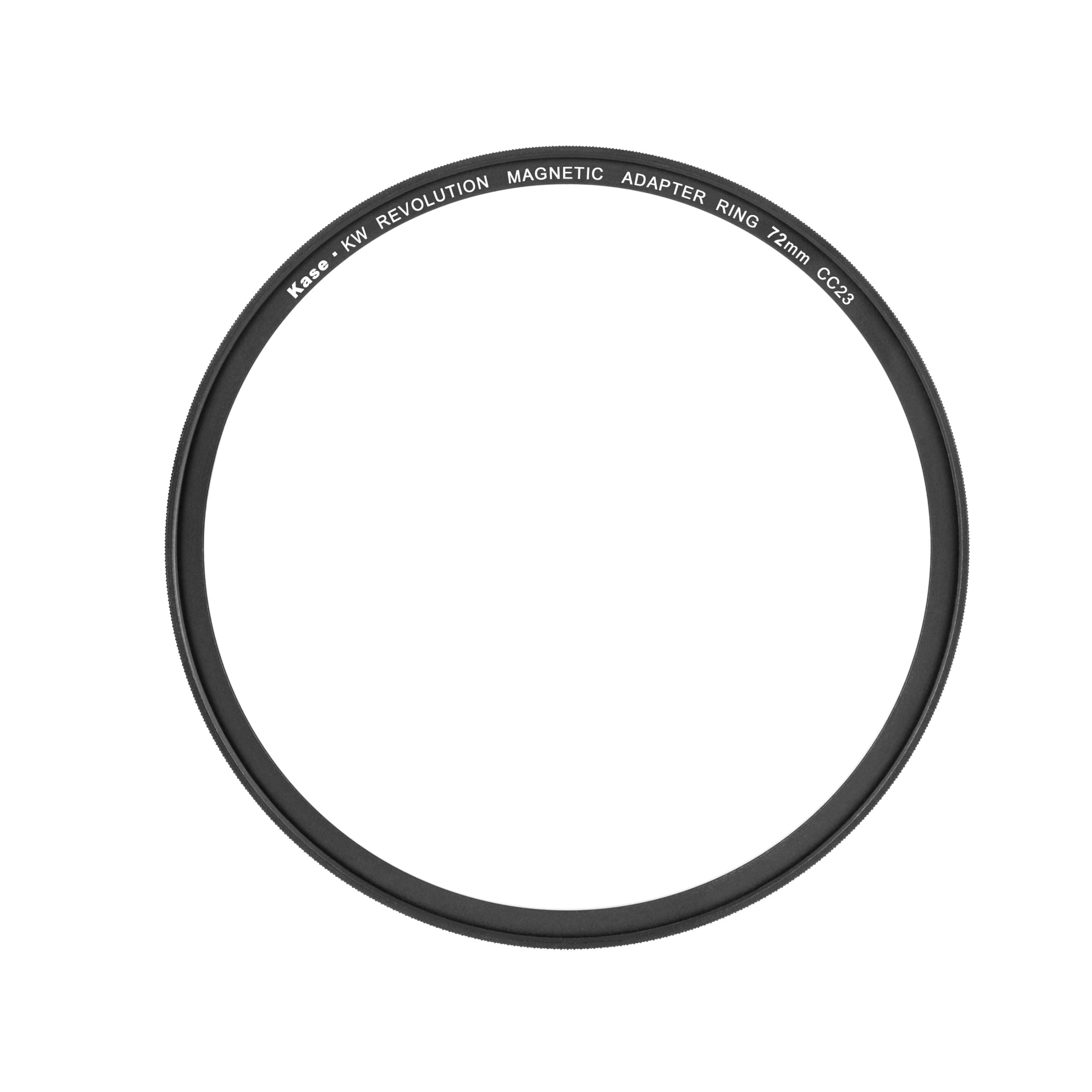 Kase Kase Wolverine Revolution 72mm Magnetic CPL Shockproof Tempered Optical Glass Filter w Silver Ring & Adapter
