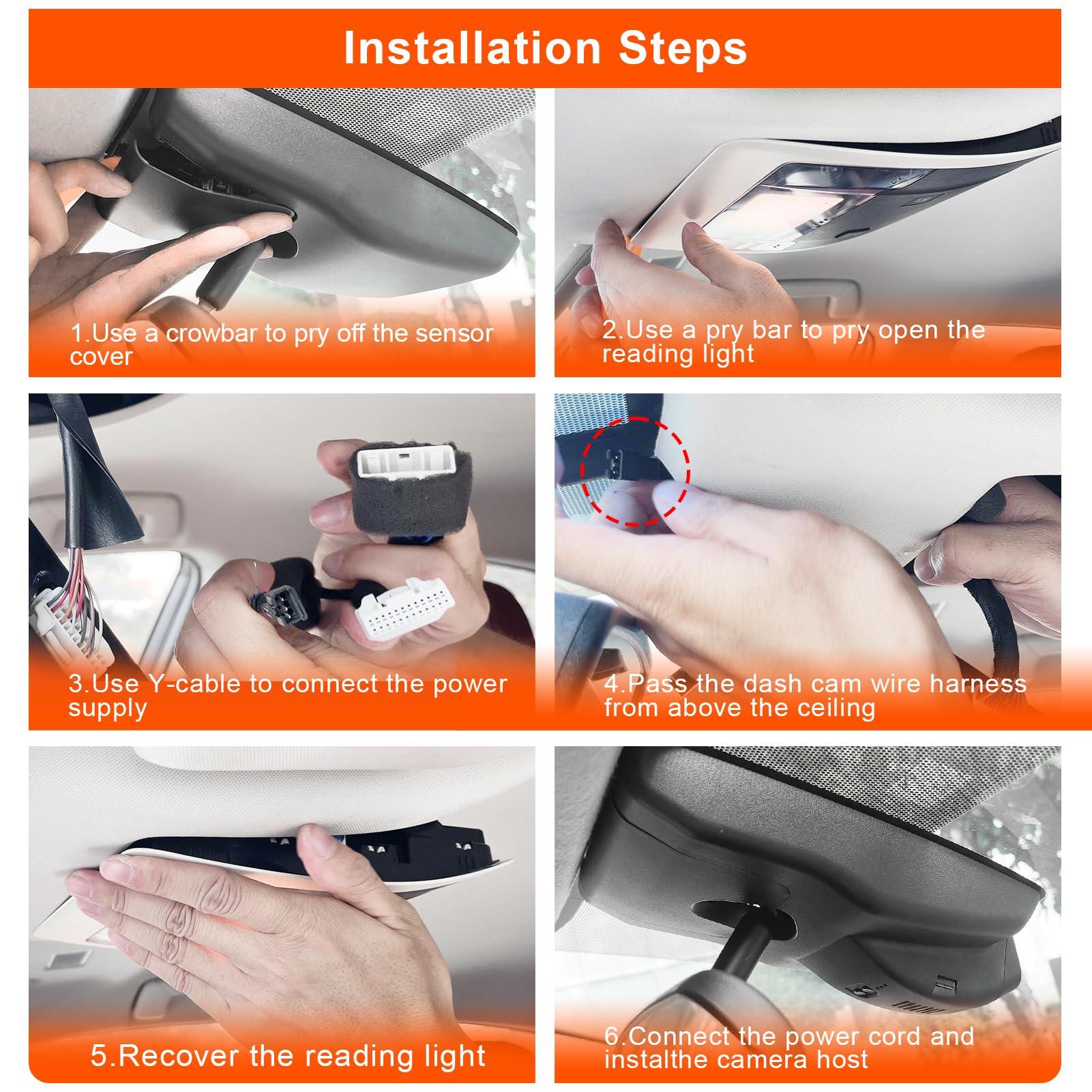 mangoal Mangoal 4K Dash Cam Custom for Lexus UX 2019 2020 2021 2022 2023 2024 (Model B),UX200 250,OEM Look,UHD 2160P Video,Parking Mode, WiFi & App,Loop Recording,Easy to Install,64GB Card