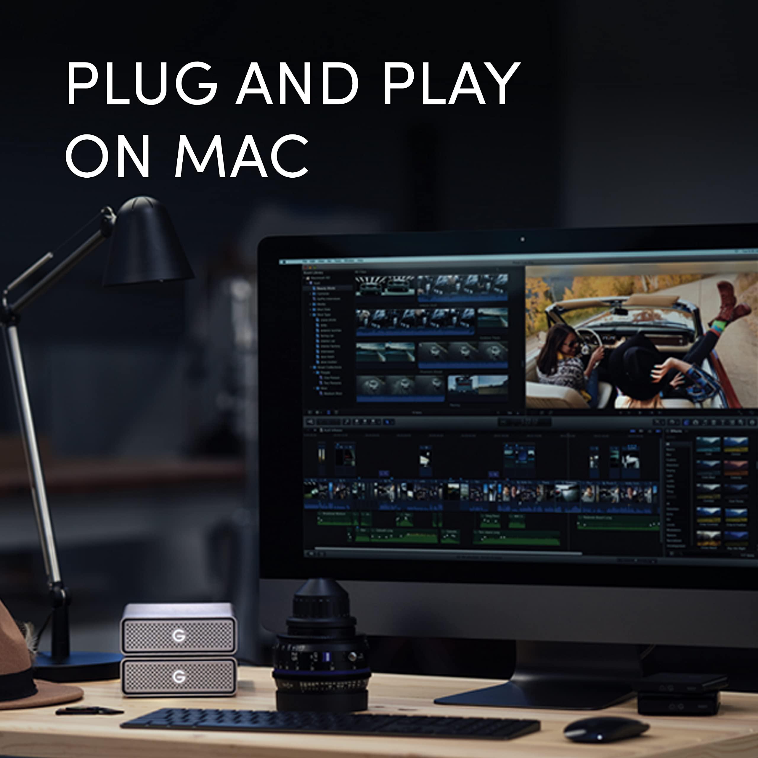 SanDisk Professional SanDisk Professional 12TB G-DRIVE Enterprise-Class Desktop Hard Drive HDD, Ultrastar Drive Inside, USB-C (5Gbps), USB 3.2 Gen 1 - SDPH91G-012T-NBAAD