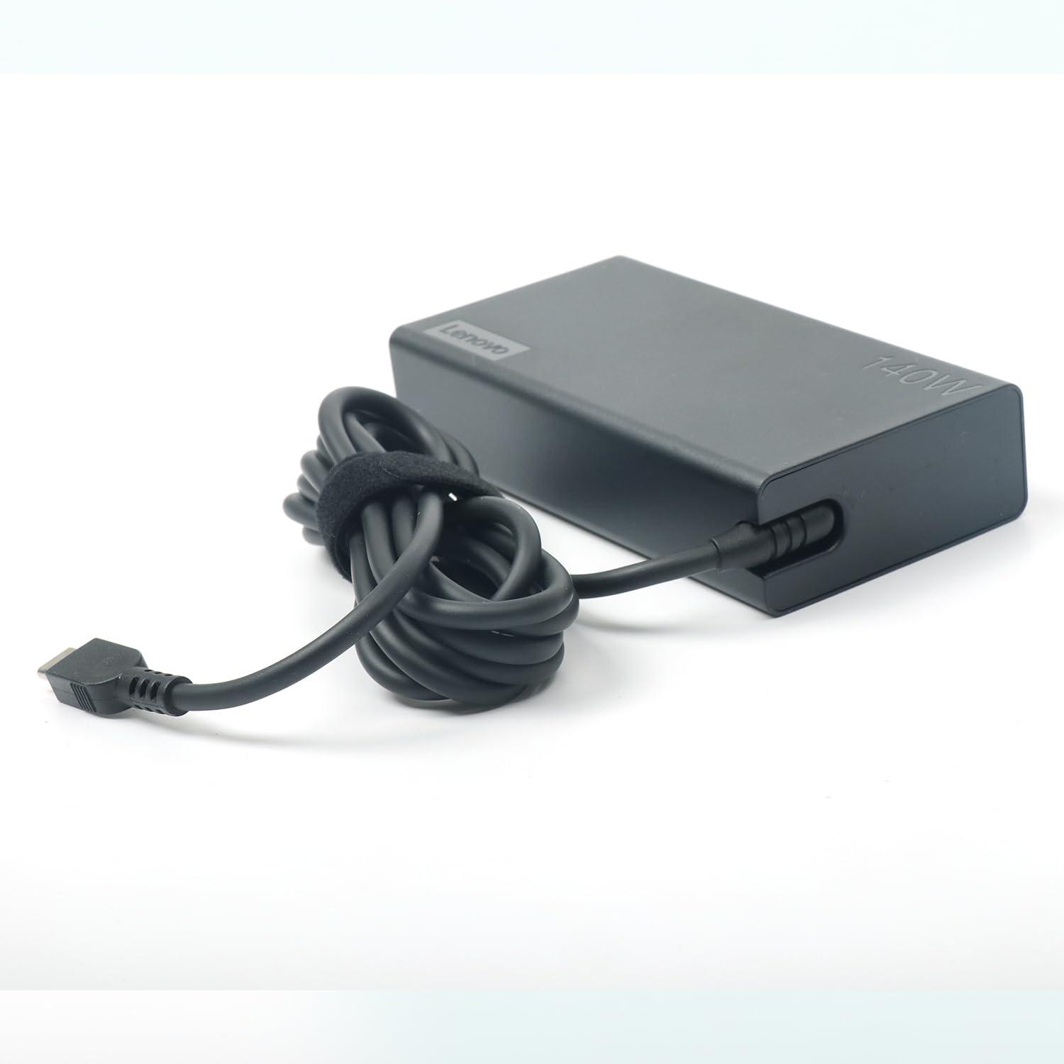 Lenovo Lenovo Legion Laptop Charger Slim 140W Watt USB Type C(USB-C) AC Power Adapter - IdeaPad Pro 5,Legion 9,Yoga Pro 7 Pro 9,Y9000P R9000P Y7000P R7000P, black, ADL140YDC3A