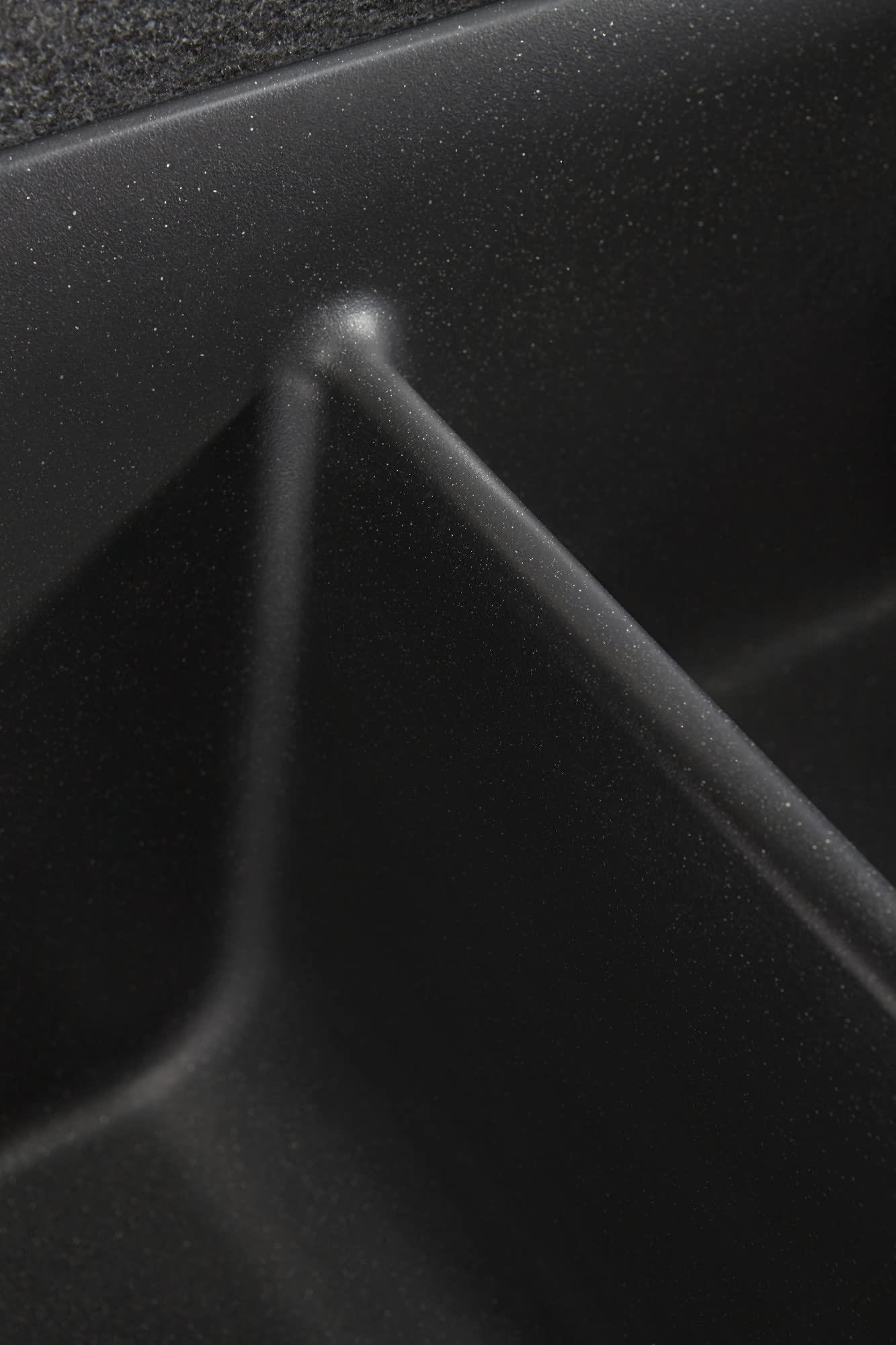 Kohler KOHLER K-8204-CM1 Cairn Sink, 33\" Neoroc Composite Undermount Double-Bowl Kitchen Sink, Composite Kitchen Sink with Sink Rack, Matte Black