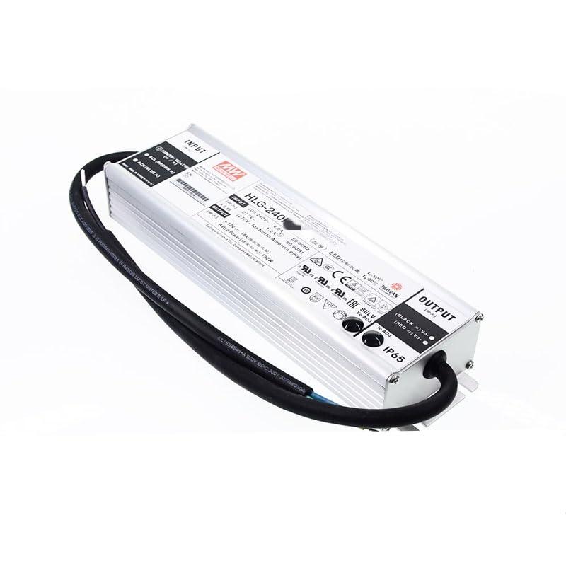 MEANWNVV Mean Well HLG 240W 24V 10A LED Driver HLG-240H-24A