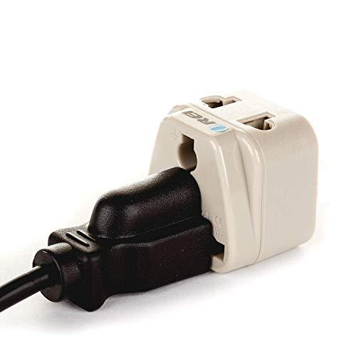 OREI OREI USA to Israel, Gaza, Palestine & More (Type H) Travel Adapter Plug - 2 in 1 - CE Certified - RoHS Compliant - 4 Pack - White Color (DB-14-4PK)