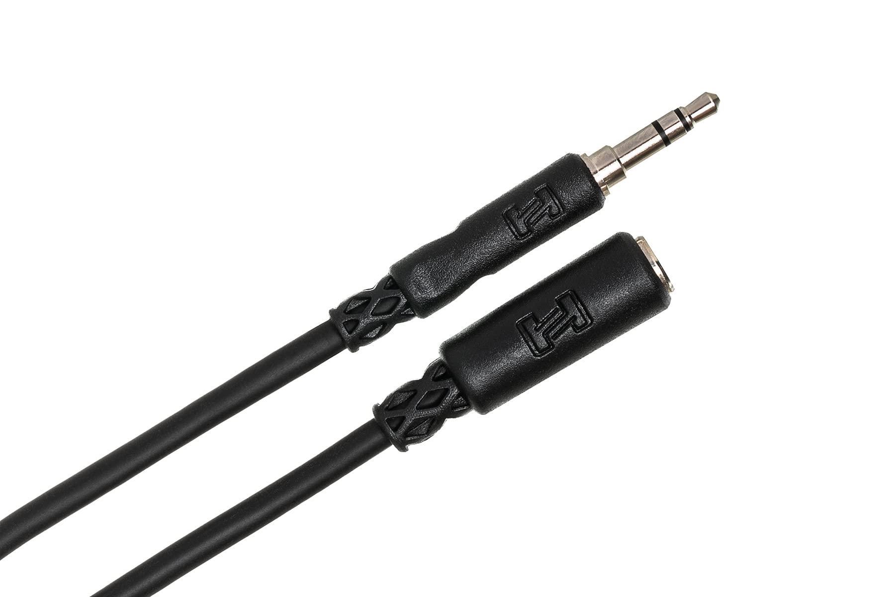 HOSA Hosa MHE-102 3.5 mm TRS to 3.5 mm TRS Headphone Extension Cable, 2 Feet