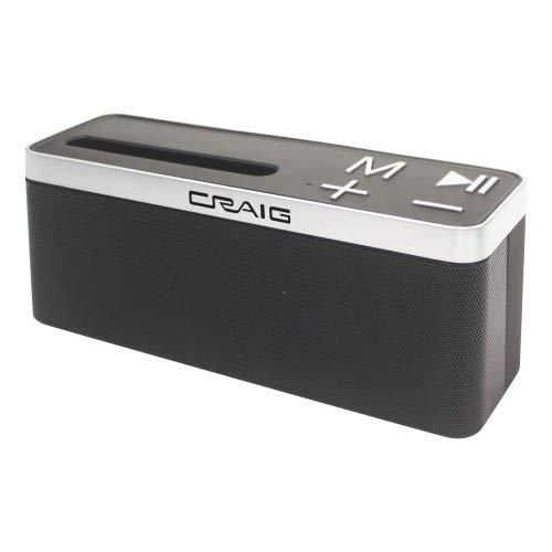 Craig Craig CMA3690 Portable Bluetooth Speaker with Built-In Phone Cradle in Black