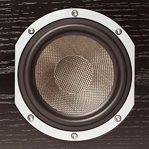 KLH KLH Story 2-Way Bass Reflex Center Channel Speaker, Black Oak