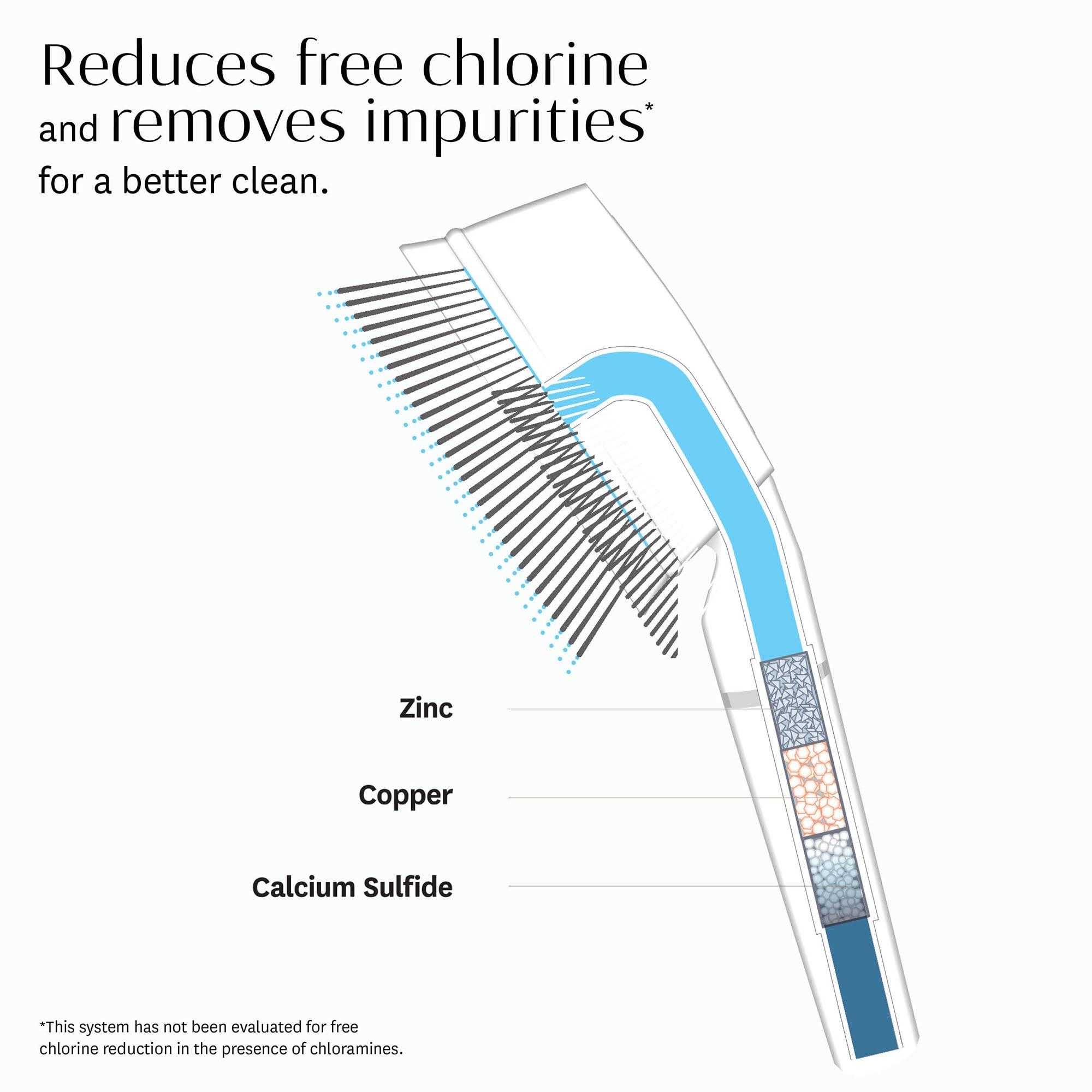 T3 Micro T3 Source Hand-Held Showerhead | Adjustable Hand Held Chrome Shower Head with Chlorine Filter | Mineral Filter Reduces Free Chlorine and Hydrogen Sulfide