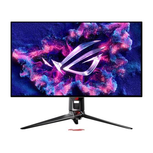 ASUS ASUS ROG Swift 32 4K OLED Gaming Monitor (PG32UCDP) - WOLED, Dual Mode (4K 240Hz, FHD 480Hz), 0.03ms, G-SYNC Compatible, Custom Heatsink, AI Gaming, 99% DCI-P3,True 10-bit, USB-C 90W, 3yr Warranty
