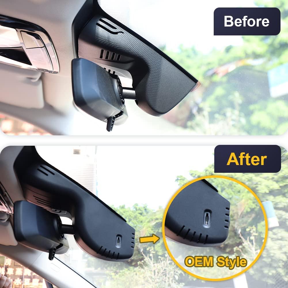 FITCAMX Fitcamx 4K Dash Cam Suitable for BMW X5 2023 2022 2021 2020 2019 G05 Xdrive50i 40i M50i Sdrive40i (Model A), Integrated OEM Style, UHD 2160P Video WiFi, G-Sensor, Loop Recording, Plug&Play, 64GB Card