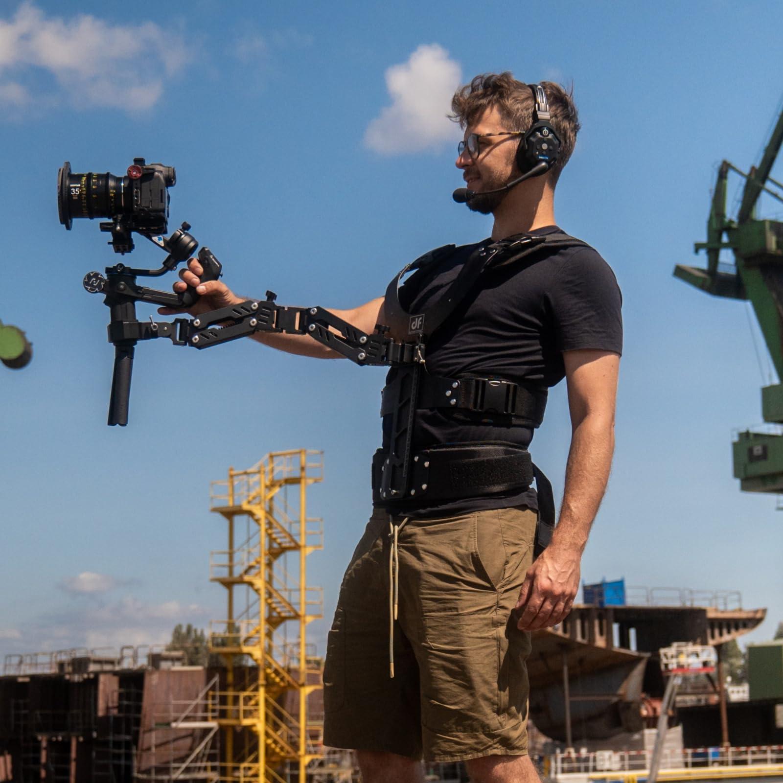 DF DIGITALFOTO DF DIGITALFOTO Thanos-SE Gimbal SteadiCam Support Vest System, Compatible with DJI RS4/RS 4 Pro/RS3/RS 2 PRO, ZHIYUN Crane 3S/2S, Payload 4.4-17.6 lbs, 16mm pin Adapter Included