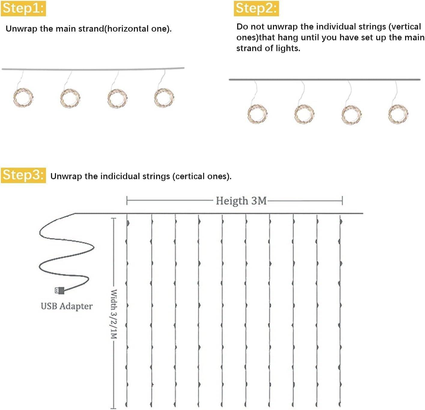 Suppromo Ivory Tulle Backdrop Curtains with Lights String for Parites Wedding 1010ft Sheer Backdrop Curtains for Baby Shower Birthday Party Photo Shoot Background Decorations