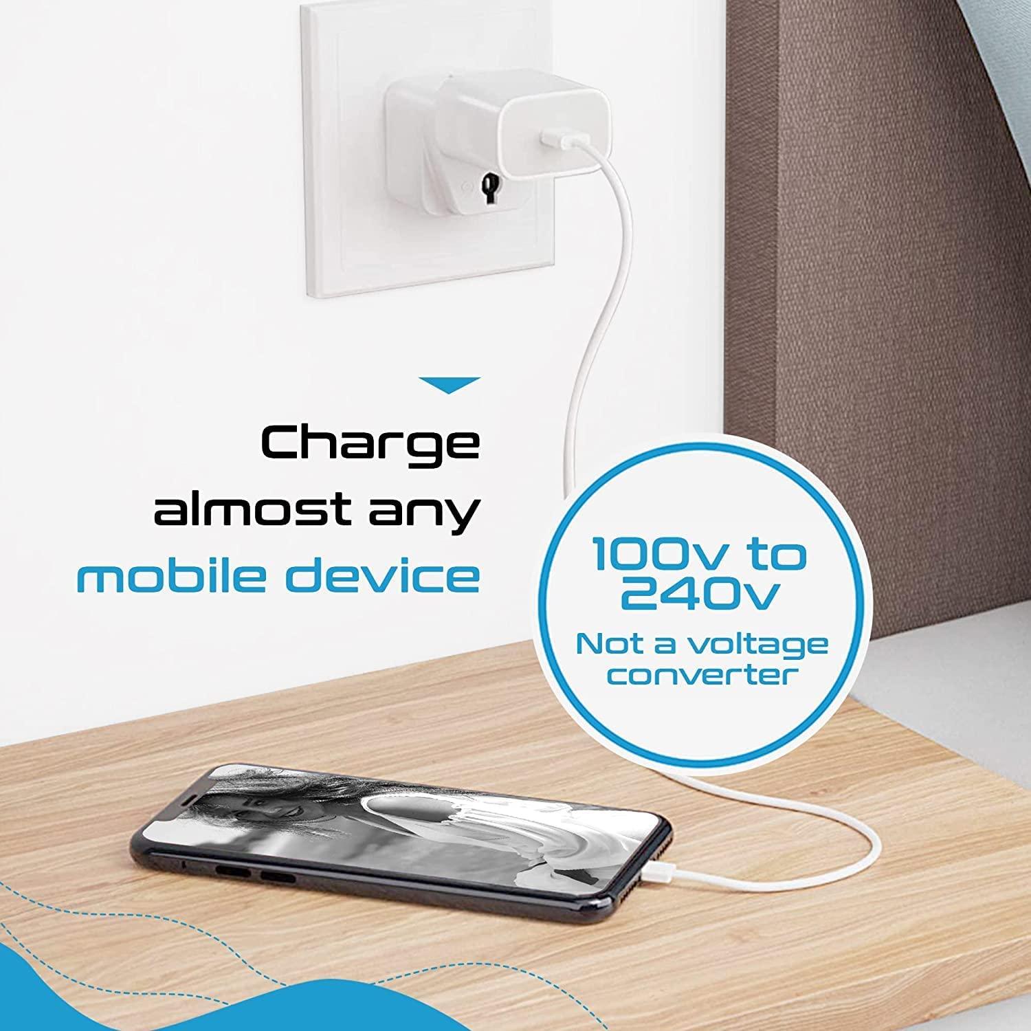 Ceptics Ceptics Switzerland Travel Plug Adapter (Type J) - 3 Pack [Grounded & Universal] (GP-11A-3PK)