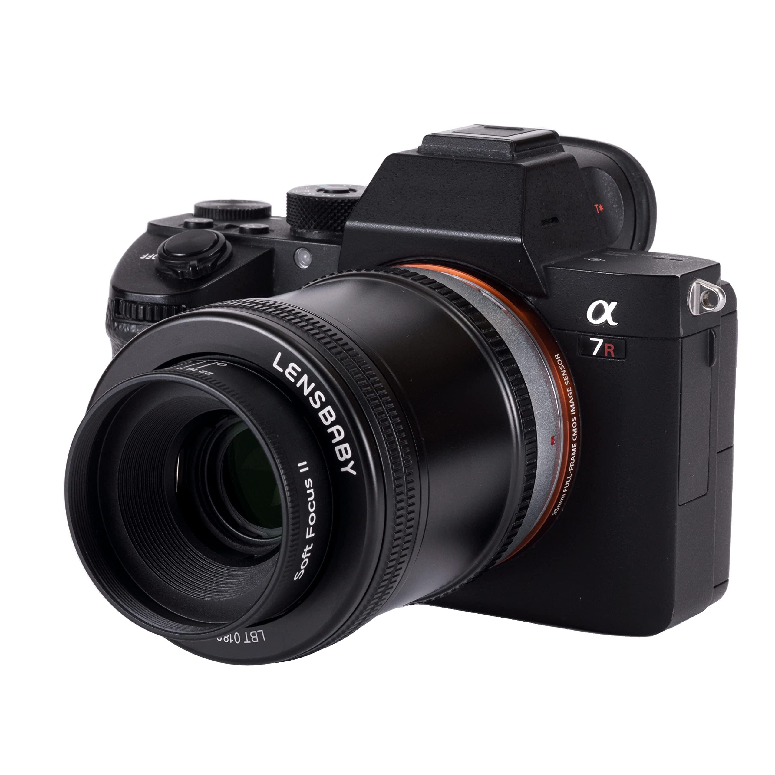 Lensbaby LensBaby - Fixed Body with Soft Focus II 50 Optics - for Sony E - Compatible with All Current and Older Lensbaby Optic Swap Lenses - Manually Adjustable Aperture