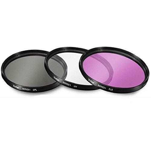 BIG MIKE'S ELECTRONICS 40.5mm Filter Kit (UV-CPL-FLD) for Sony Alpha ZV-E10, A5000, A5100, A6000, A6100, A6300, A6400, A6500, NEX-5TL, NEX-6 Camera with Sony 16-50mm, Alpha A7c with 28-60mm Lens