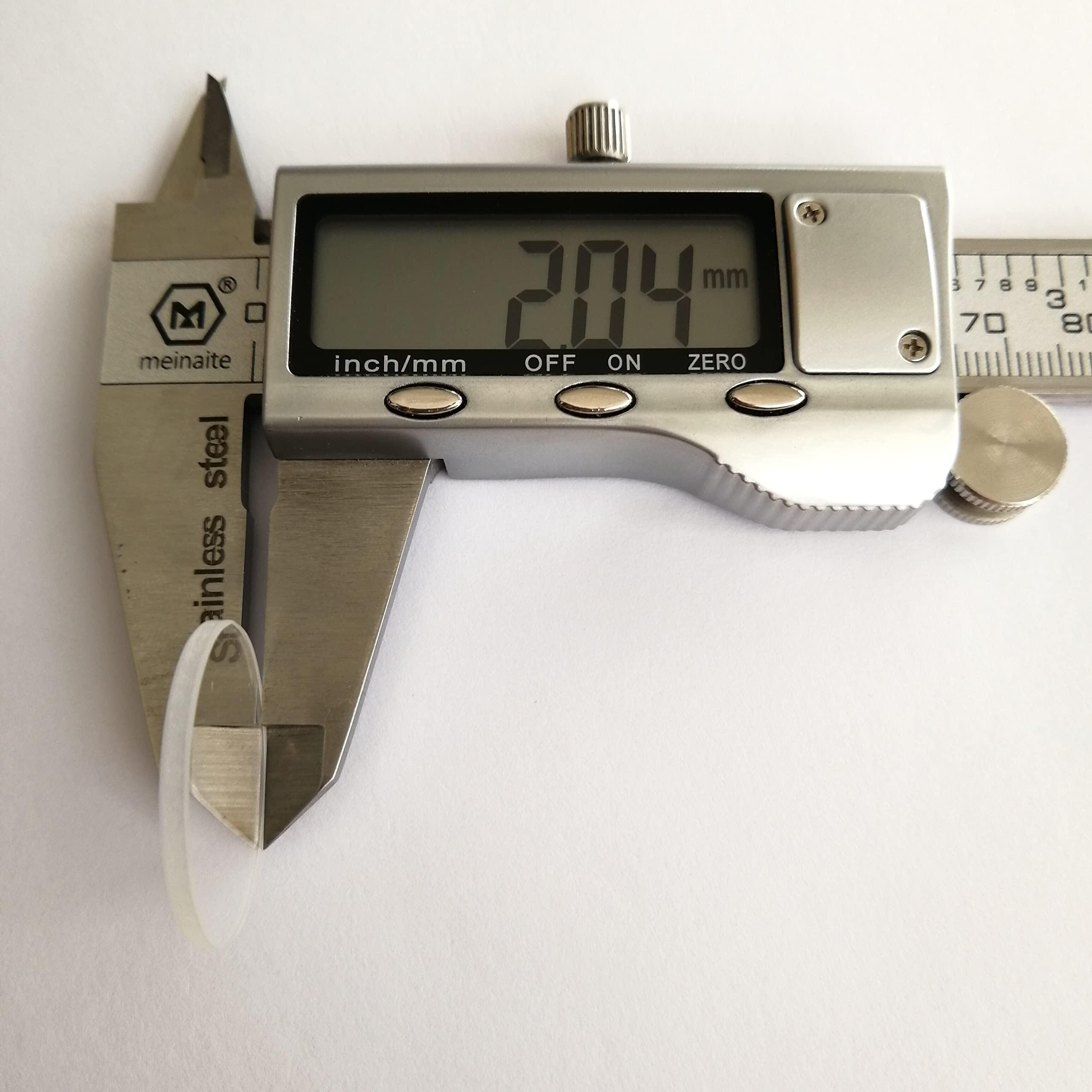 MNIWQH 3pcs JGS2 252.0mm Fused Silica Window Quartz Glass Disk