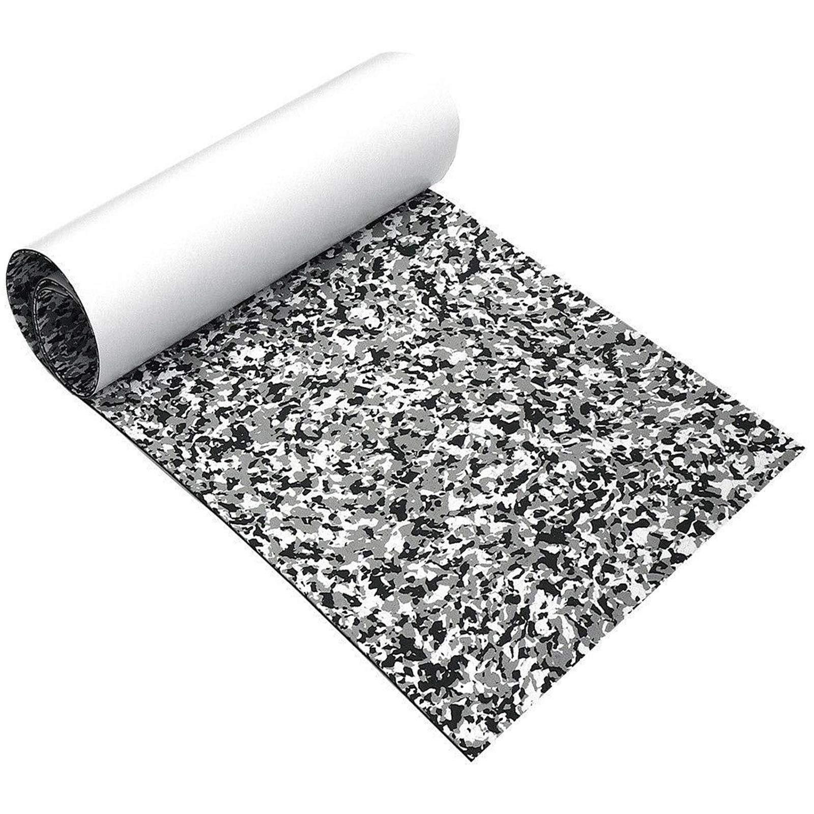 yuanjiasheng EVA Foam Boat Flooring 94.5" 35.4" Self-Adhesive Non-Slip Boat Deck Mat Traction Pad for Boats Yacht Swim Platform RV Floor Kayak Surfboard Golf Cart