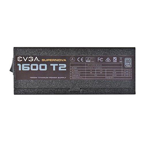 EVGA EVGA SuperNOVA 1600 T2 80+ TITANIUM, 1600W ECO Mode Fully Modular NVIDIA SLI and Crossfire Ready 10 Year Warranty Power Supply 220-T2-1600-X1
