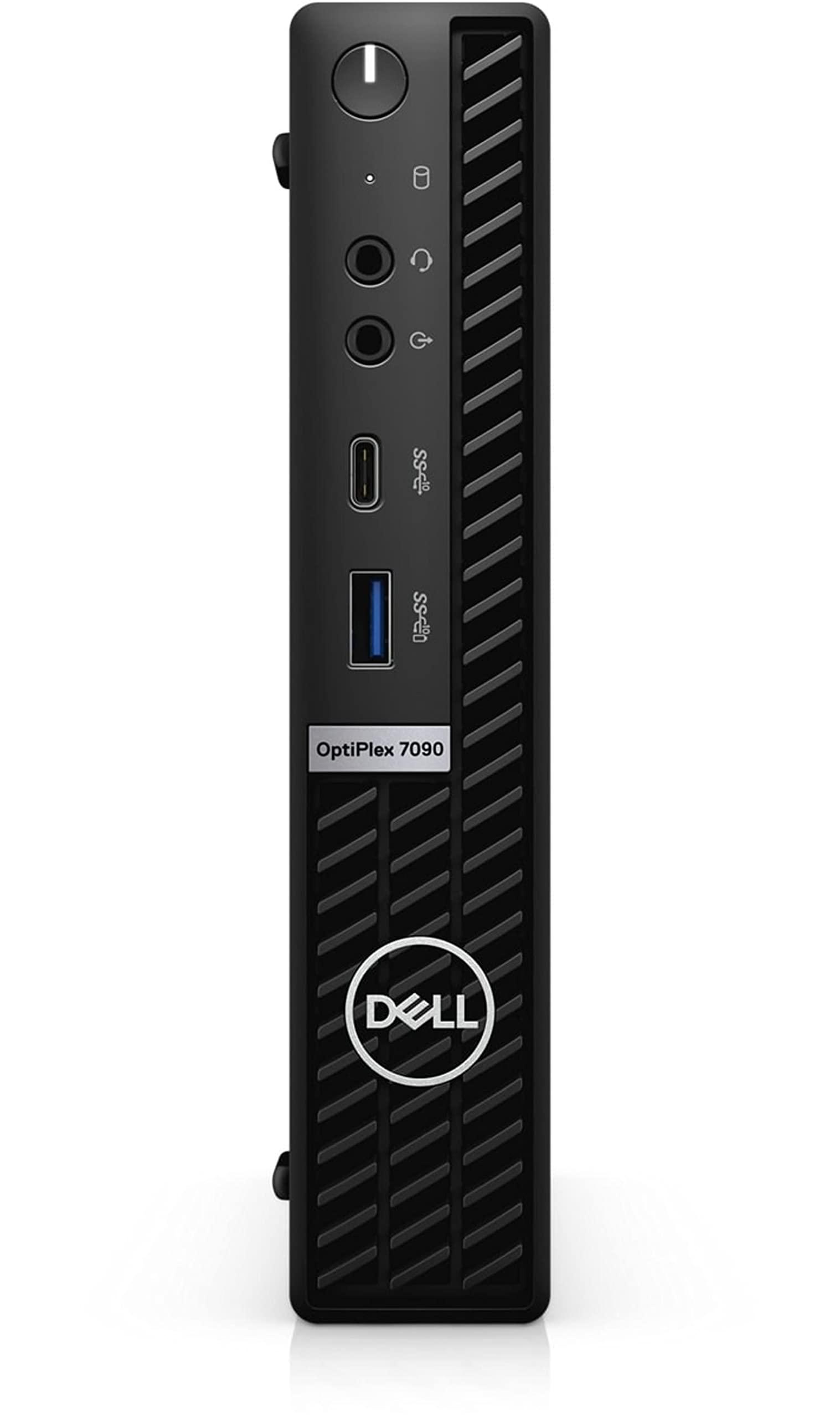 Dell Dell Optiplex 7090 Micro Tower Desktop | Core i5-10500 - 1TB HDD Hard Drive - 16GB RAM | 6 cores @ 4.5 GHz Win 11 Pro Black