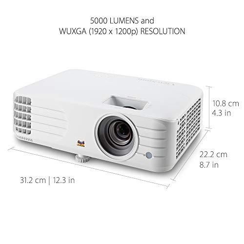 ViewSonic ViewSonic PG701WU 3500 Lumens WUXGA Projector with Vertical Keystone Dual 3D Ready HDMI Inputs and Low Input Latency for Home and Office