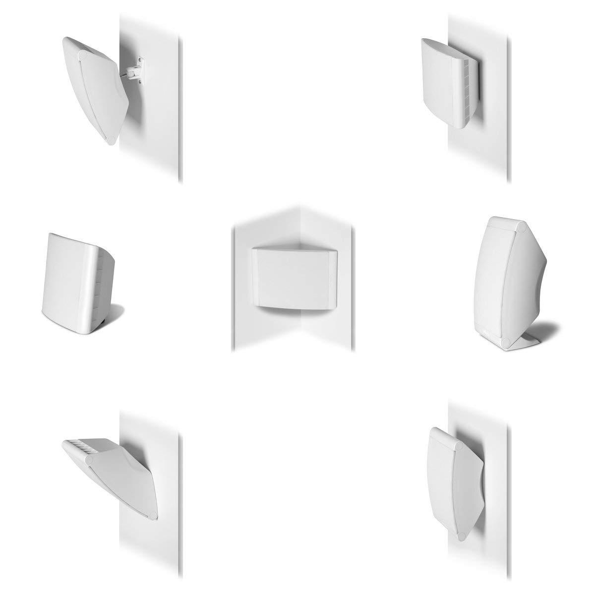 Polk Audio Polk Audio OWM3 Wall and Bookshelf Speakers | The Most High-Performance Versatile Loudspeaker | Paintable Grilles (Pair, White) (Renewed)