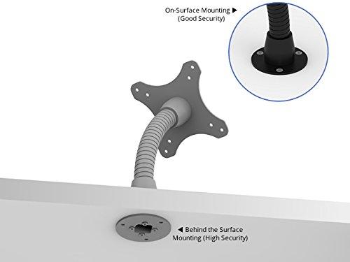 VidaMount VidaMount Black Enclosure and Flexible Desk/Wall Surface Mount [Bundle] Compatible with iPad Pro 11\" (1st/2nd/3rd/4th Gen), Air 10.9\" (4th/5th Gen) & Air 11\" (M2)